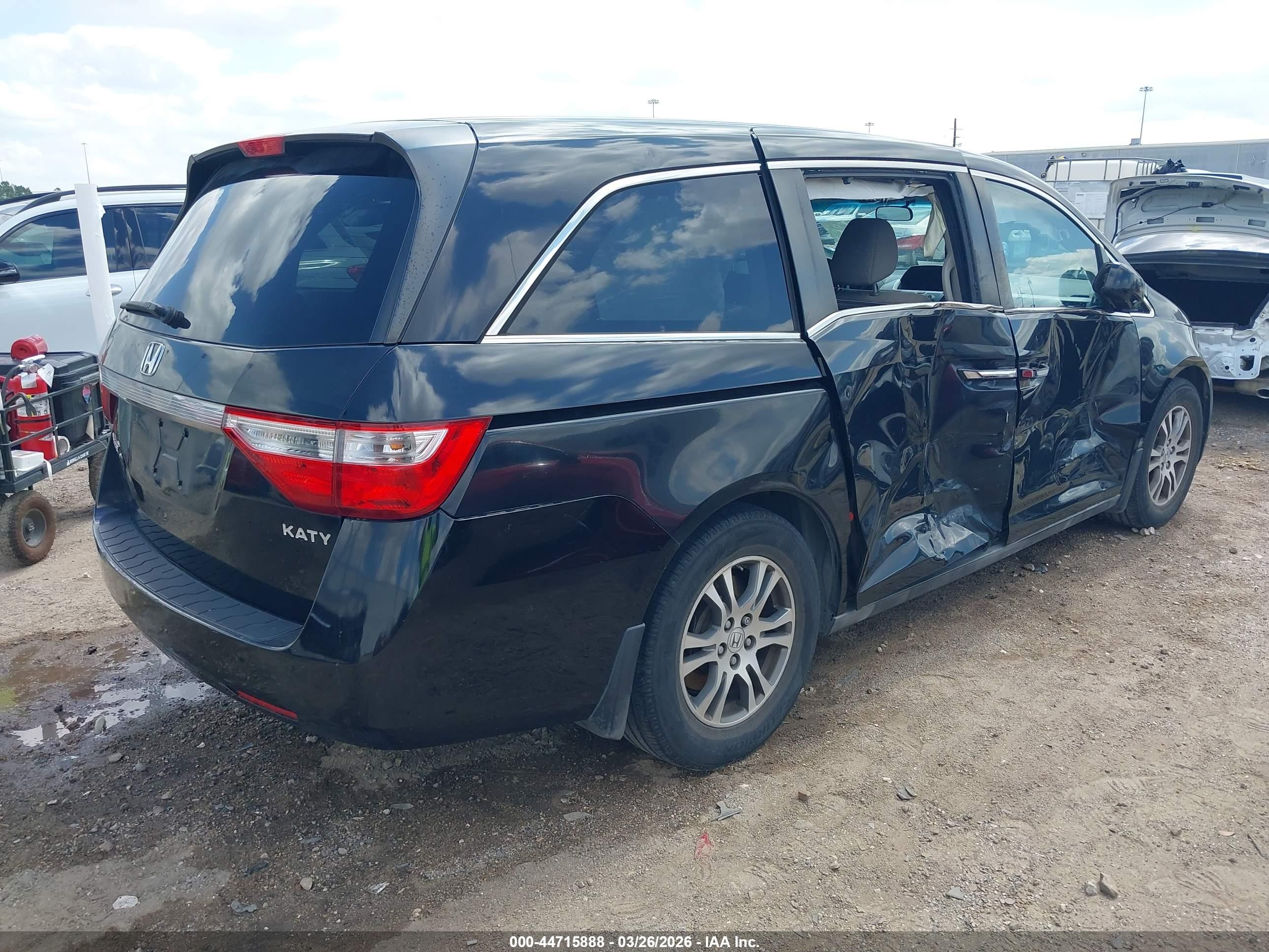 2012 Honda Odyssey Ex Black vin: 5FNRL5H44CB089130