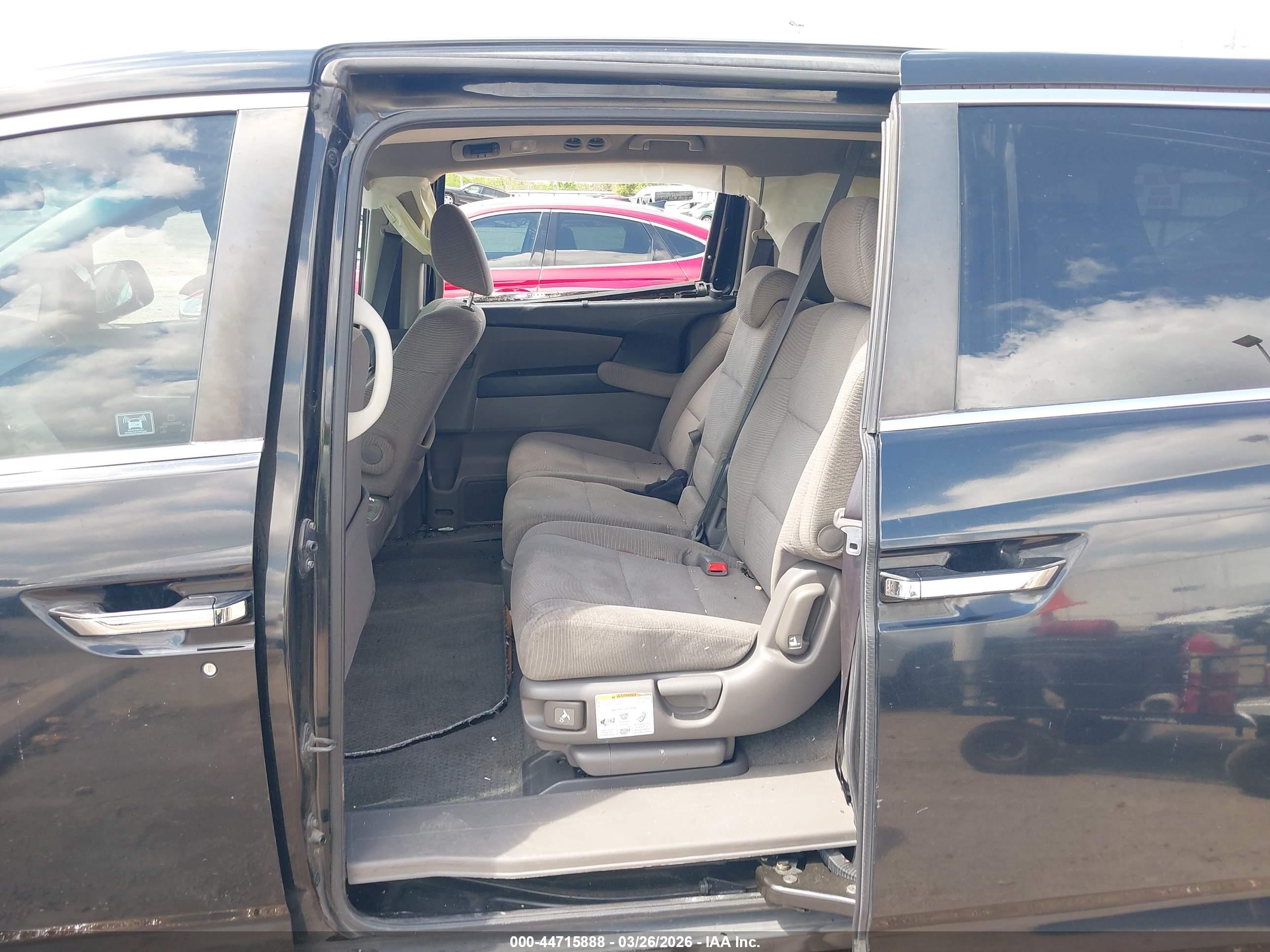 2012 Honda Odyssey Ex Black vin: 5FNRL5H44CB089130