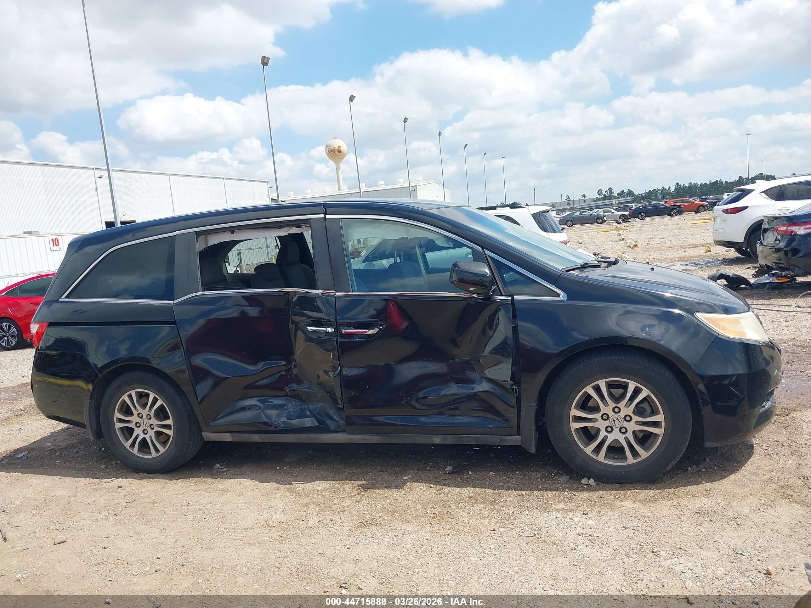 2012 Honda Odyssey Ex Black vin: 5FNRL5H44CB089130