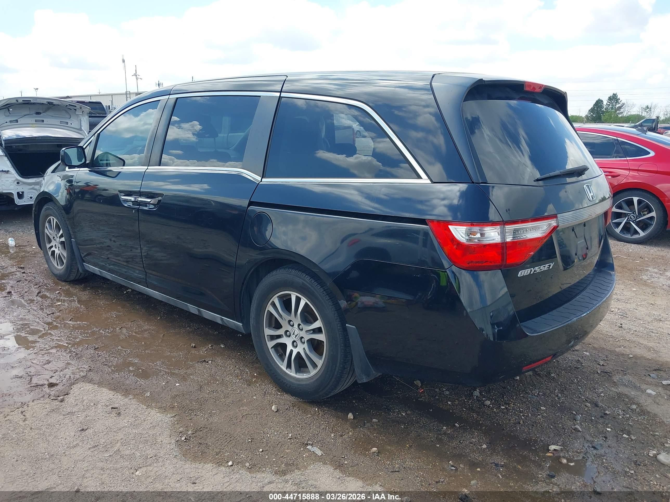 2012 Honda Odyssey Ex Black vin: 5FNRL5H44CB089130