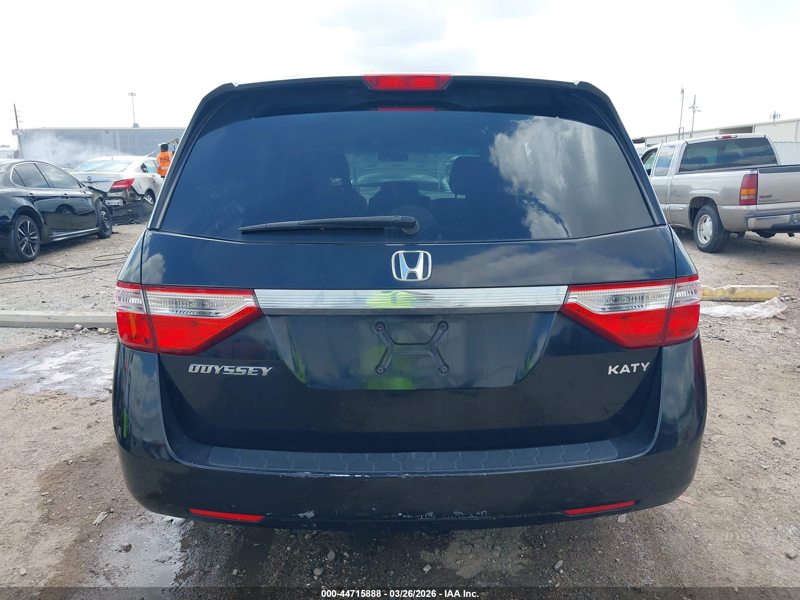 2012 Honda Odyssey Ex Black vin: 5FNRL5H44CB089130