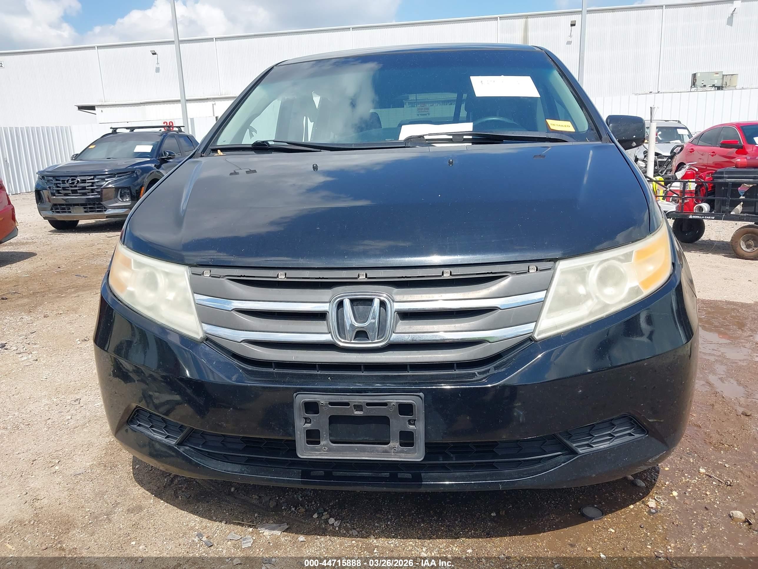 2012 Honda Odyssey Ex Black vin: 5FNRL5H44CB089130