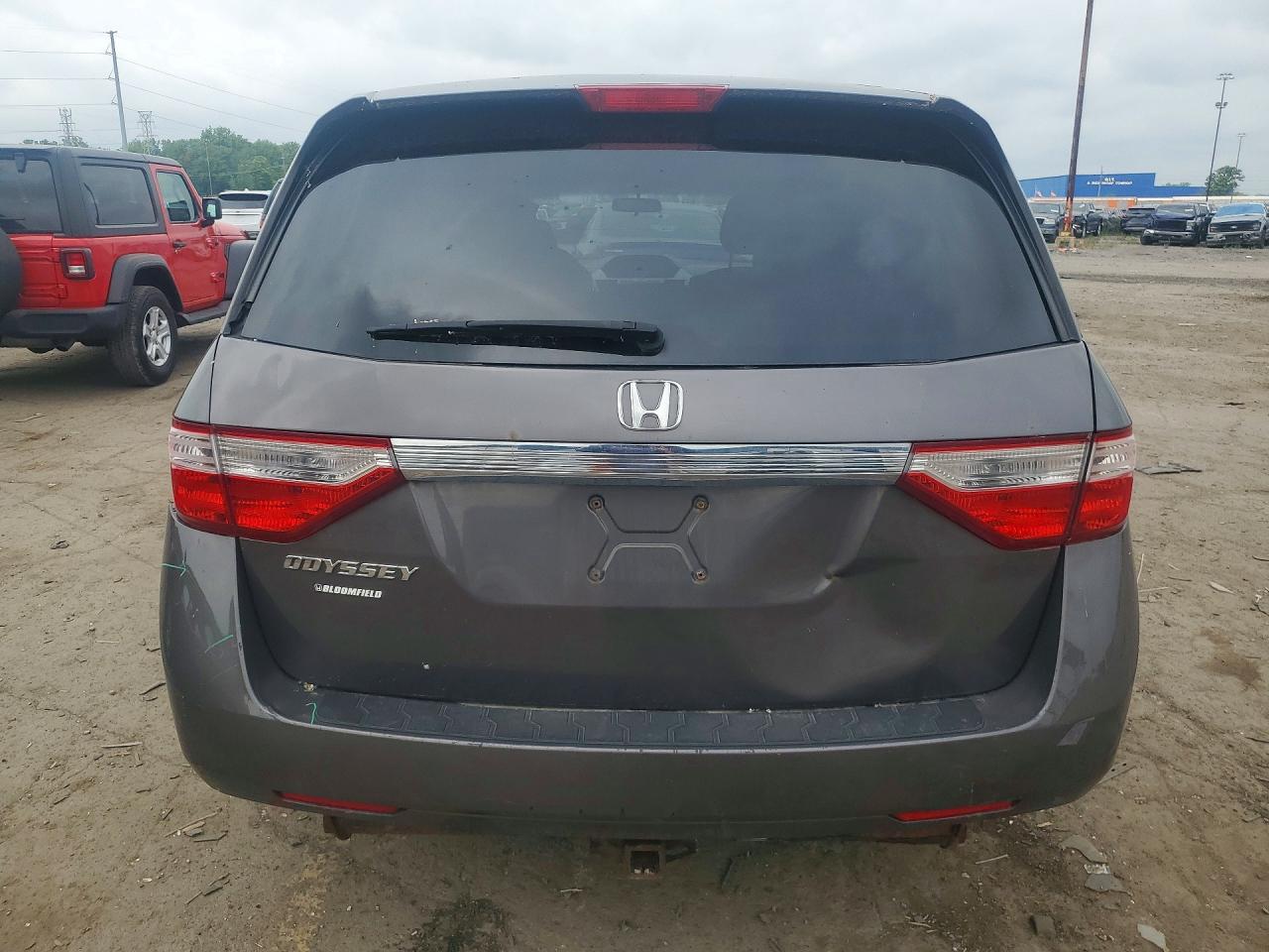 2012 Honda Odyssey Ex Gray vin: 5FNRL5H44CB093582