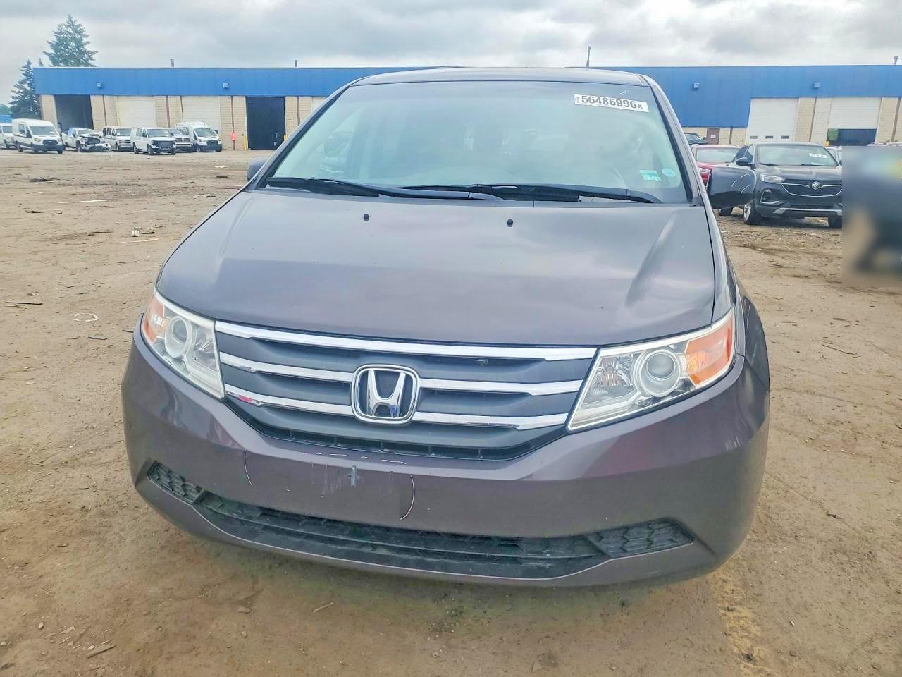 2012 Honda Odyssey Ex Gray vin: 5FNRL5H44CB093582