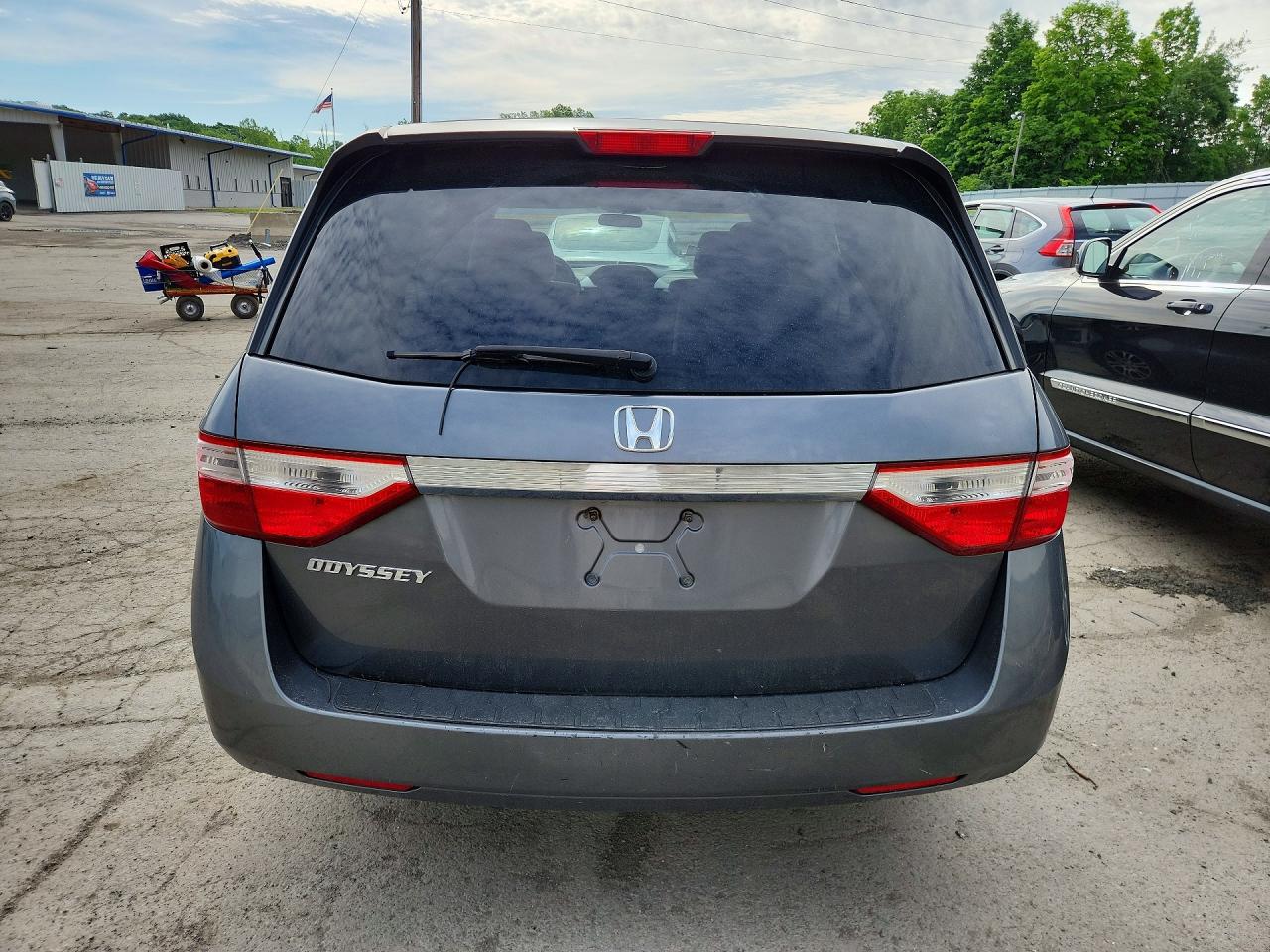 2012 Honda Odyssey Ex Gray vin: 5FNRL5H44CB136429