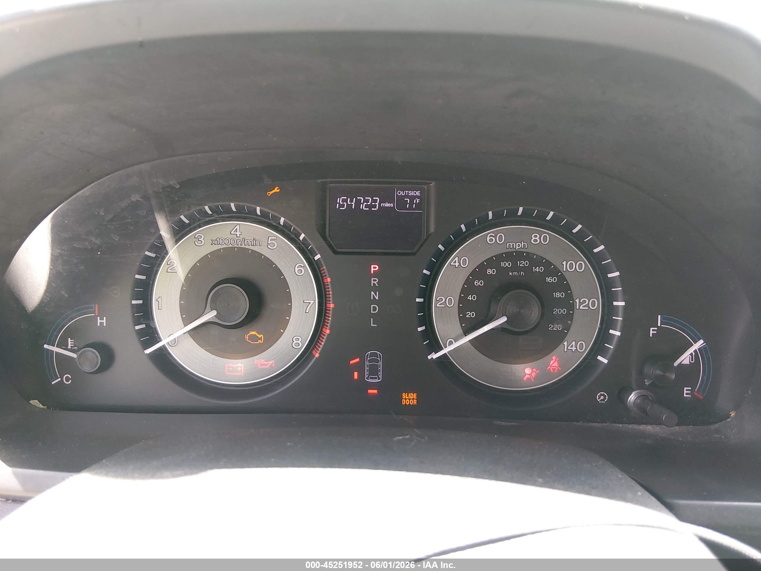 2013 Honda Odyssey Ex Gray vin: 5FNRL5H44DB069915
