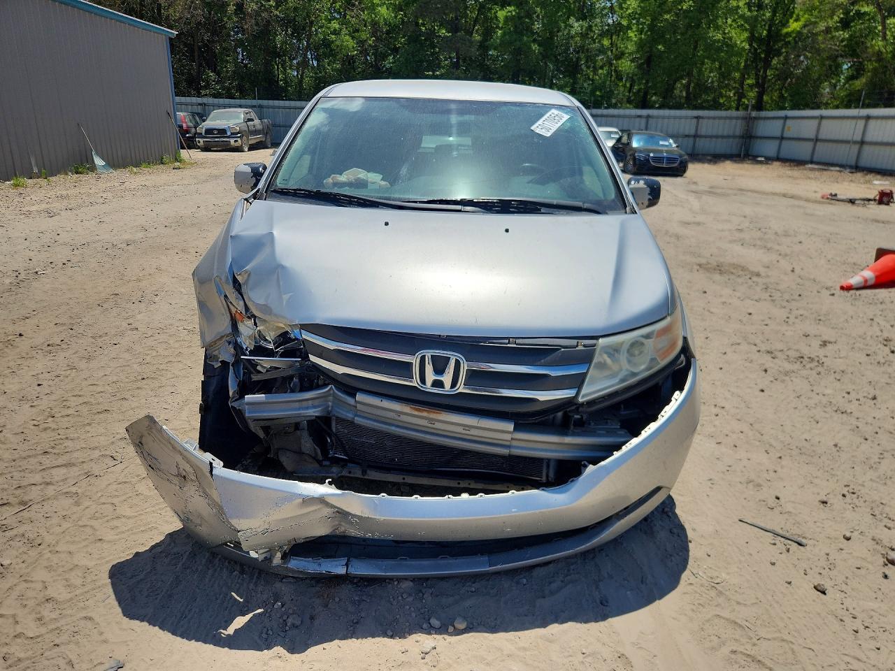 2013 Honda Odyssey Ex Silver vin: 5FNRL5H44DB077805