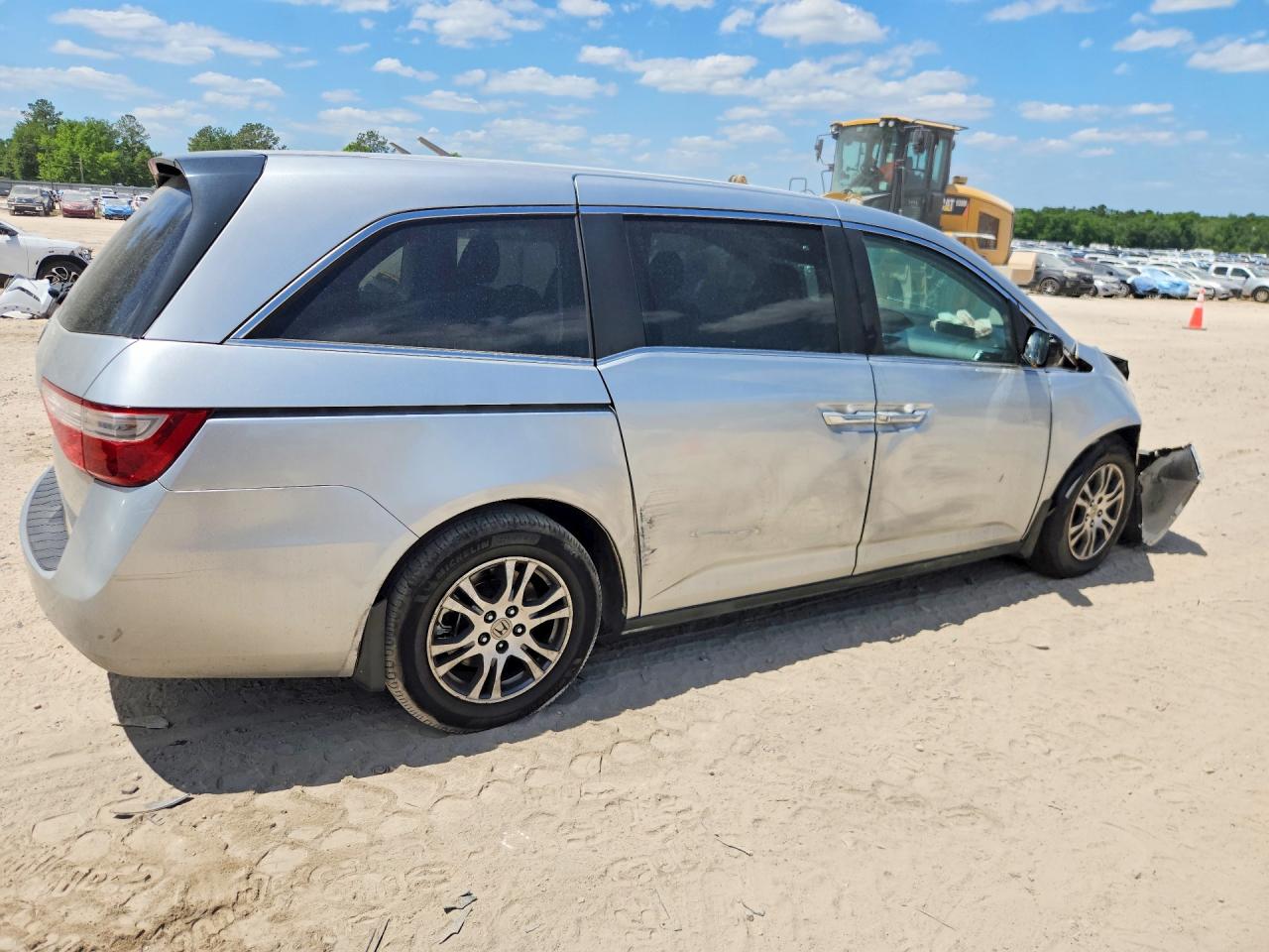 2013 Honda Odyssey Ex Silver vin: 5FNRL5H44DB077805