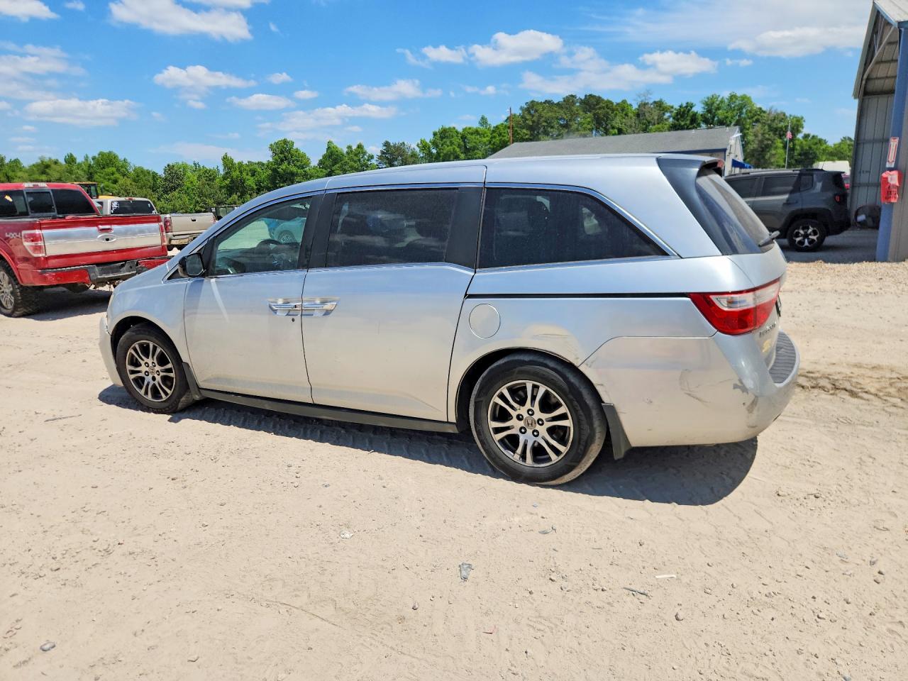 2013 Honda Odyssey Ex Silver vin: 5FNRL5H44DB077805