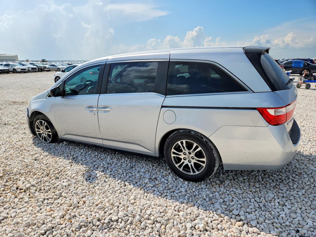 2013 Honda Odyssey Ex Silver vin: 5FNRL5H44DB089808