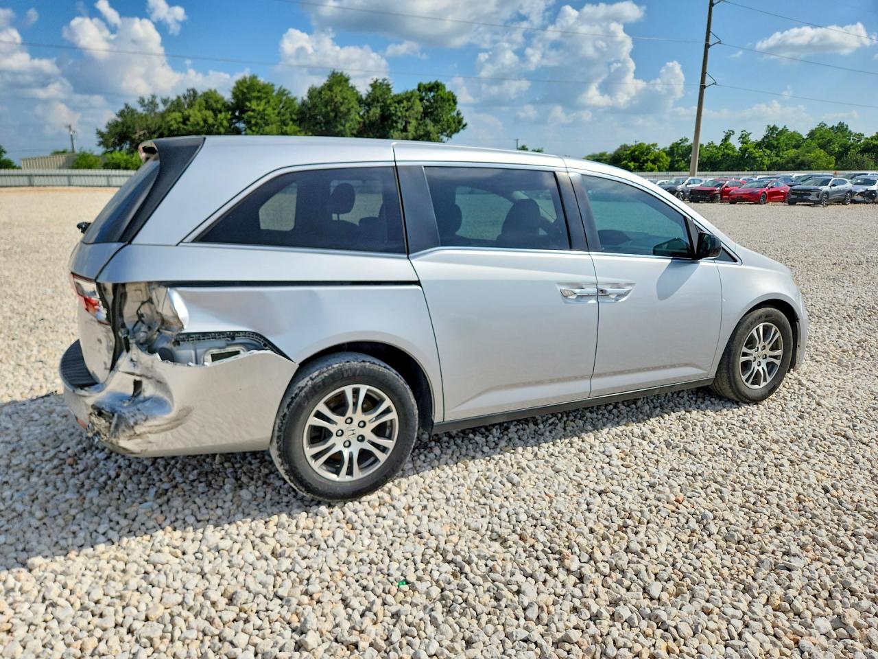 2013 Honda Odyssey Ex Silver vin: 5FNRL5H44DB089808