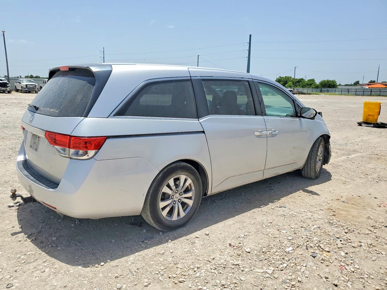 2014 Honda Odyssey Ex Silver vin: 5FNRL5H44EB029013