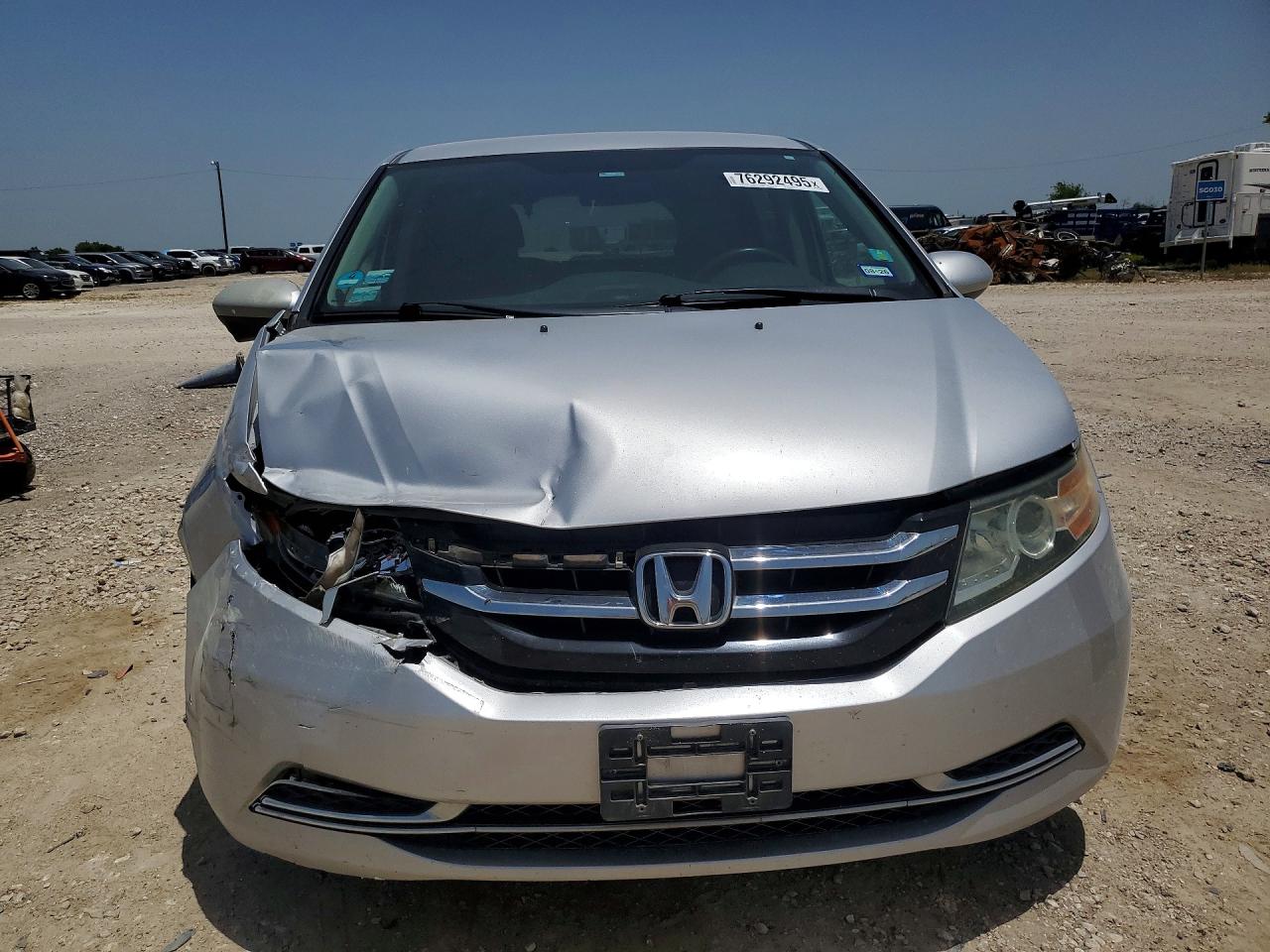2014 Honda Odyssey Ex Silver vin: 5FNRL5H44EB029013