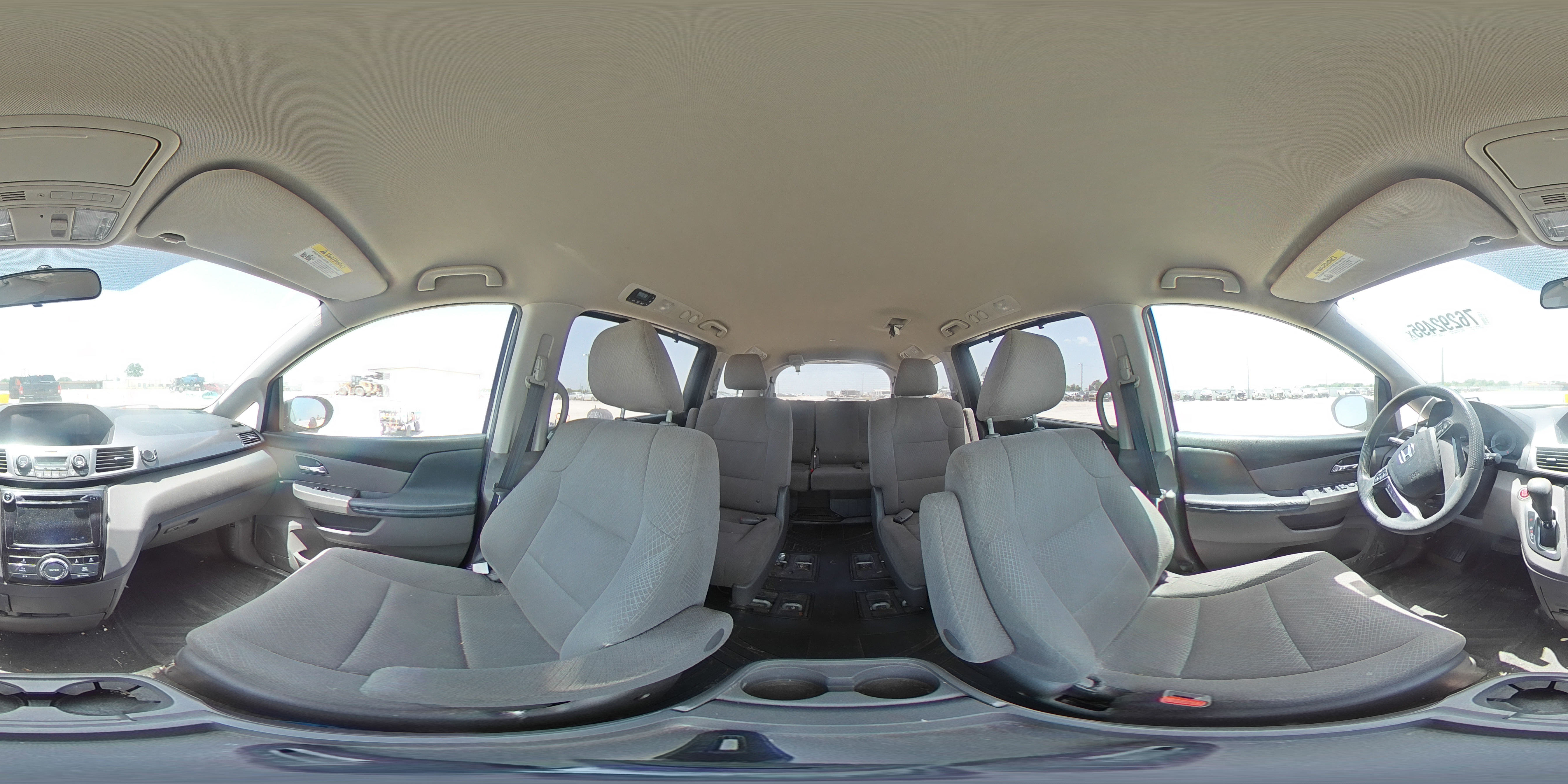 2014 Honda Odyssey Ex Silver vin: 5FNRL5H44EB029013
