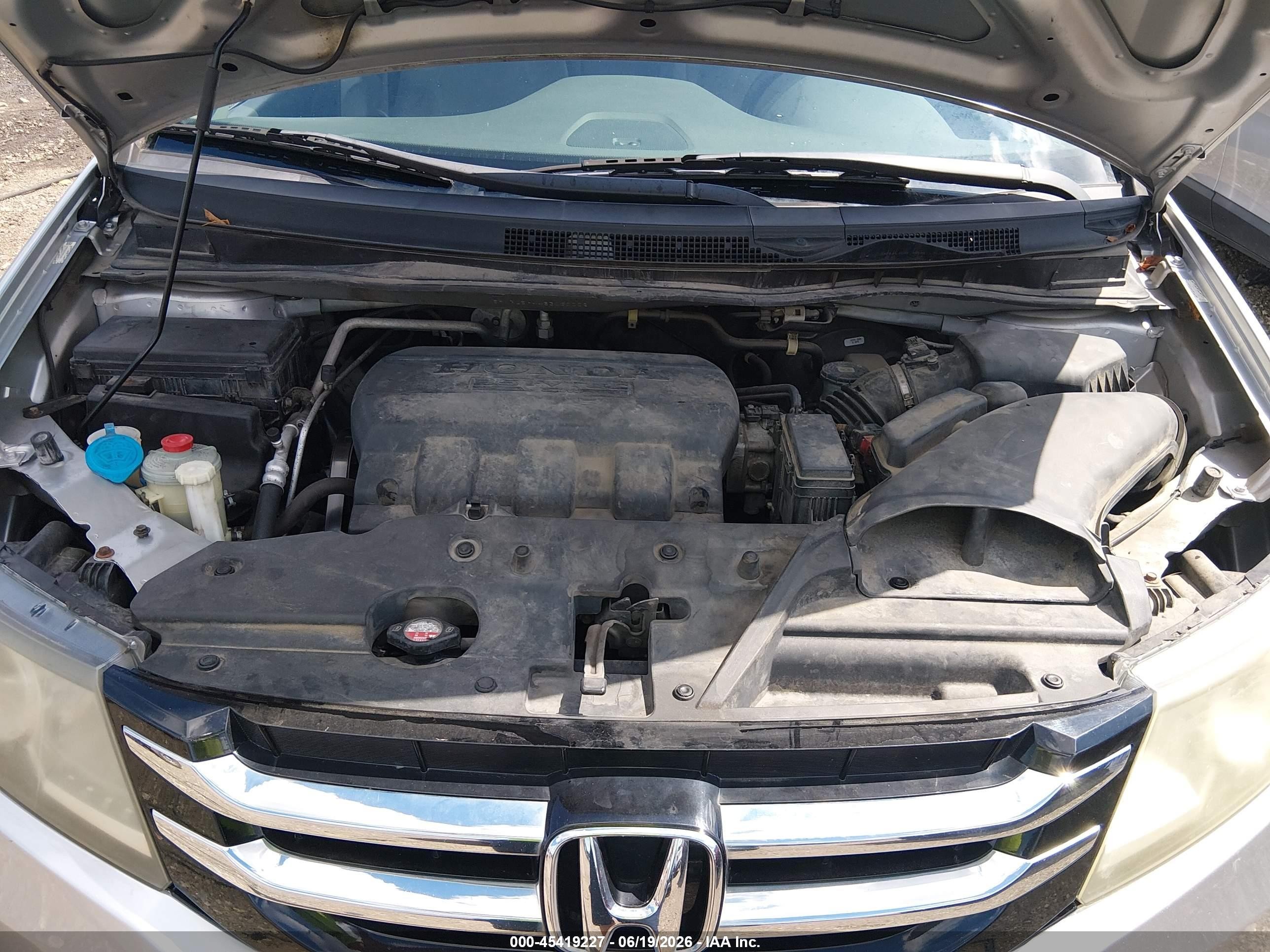 2014 Honda Odyssey Ex Gray vin: 5FNRL5H44EB030002