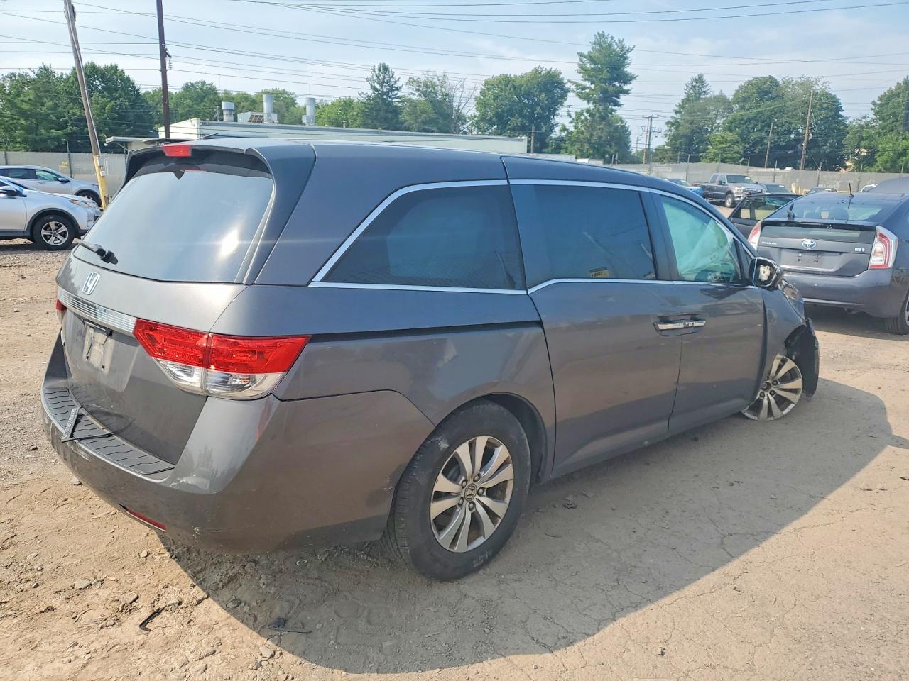 2014 Honda Odyssey Ex Charcoal vin: 5FNRL5H44EB078986