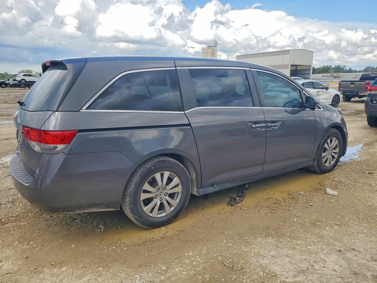 2014 Honda Odyssey Ex Gray vin: 5FNRL5H44EB084268