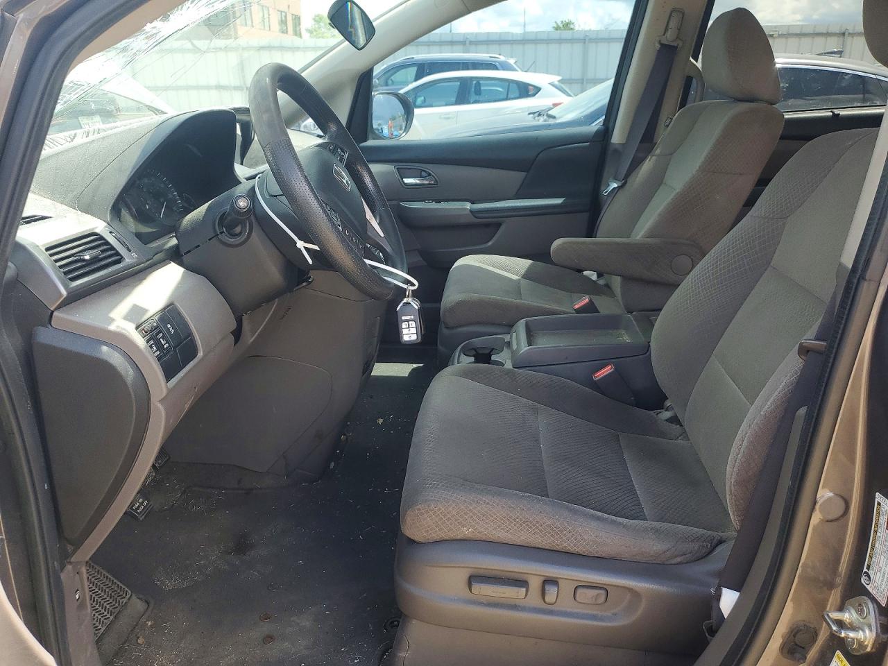 2014 Honda Odyssey Ex Gray vin: 5FNRL5H44EB084268
