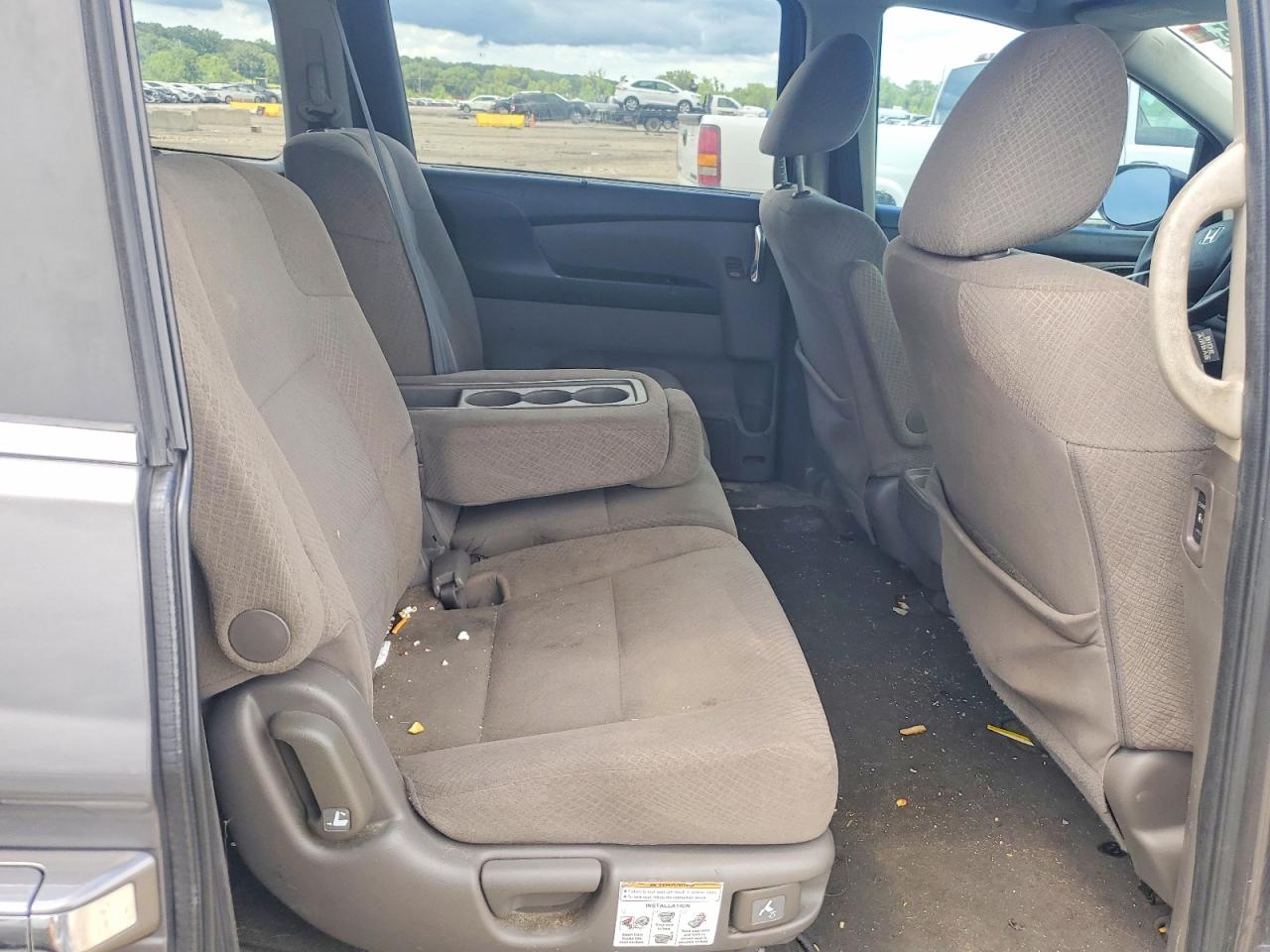 2014 Honda Odyssey Ex Gray vin: 5FNRL5H44EB084268