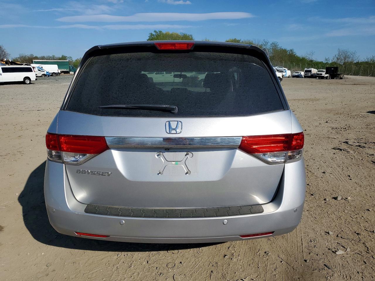 2014 Honda Odyssey Ex Silver vin: 5FNRL5H44EB104275