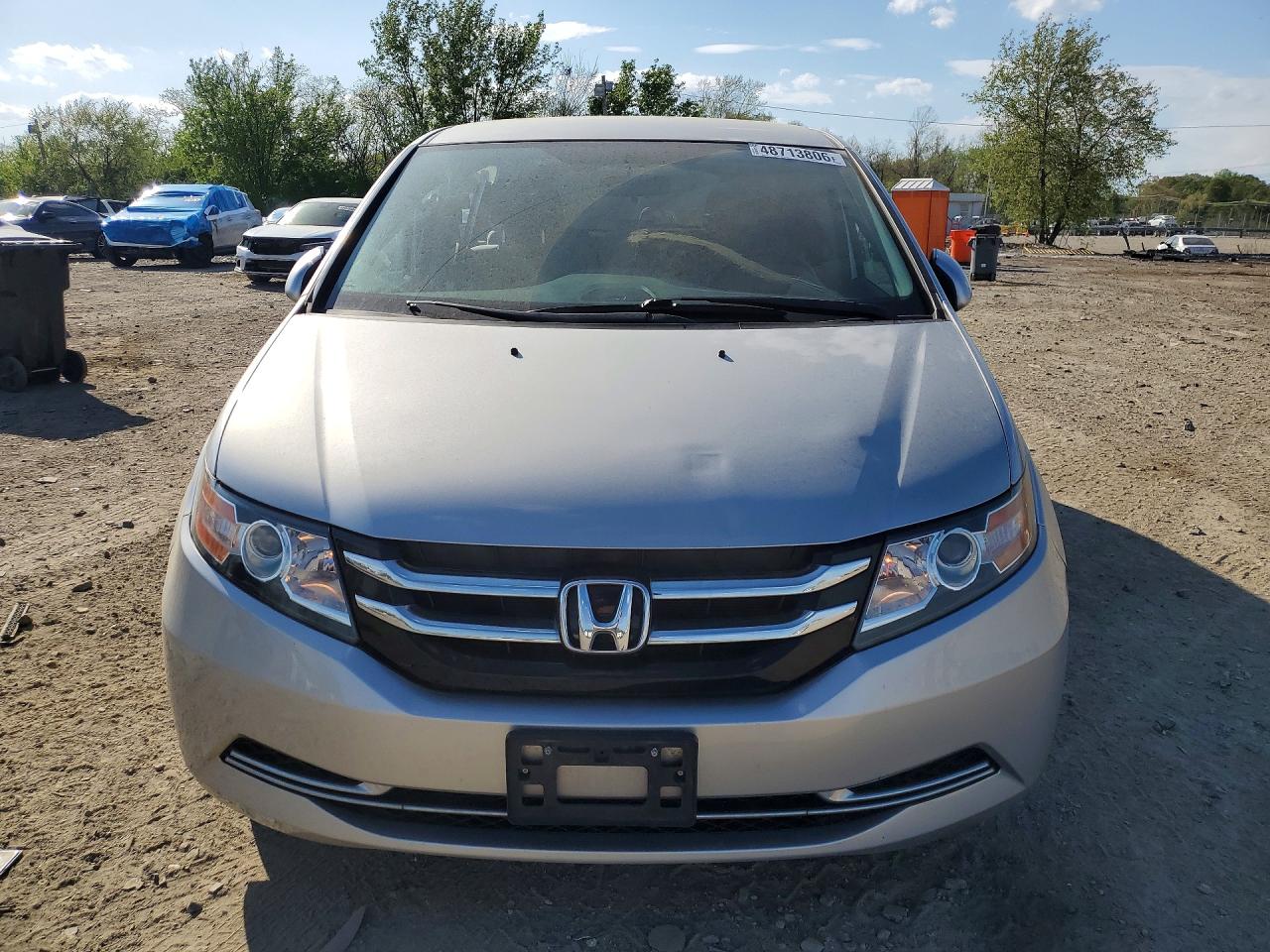2014 Honda Odyssey Ex Silver vin: 5FNRL5H44EB104275