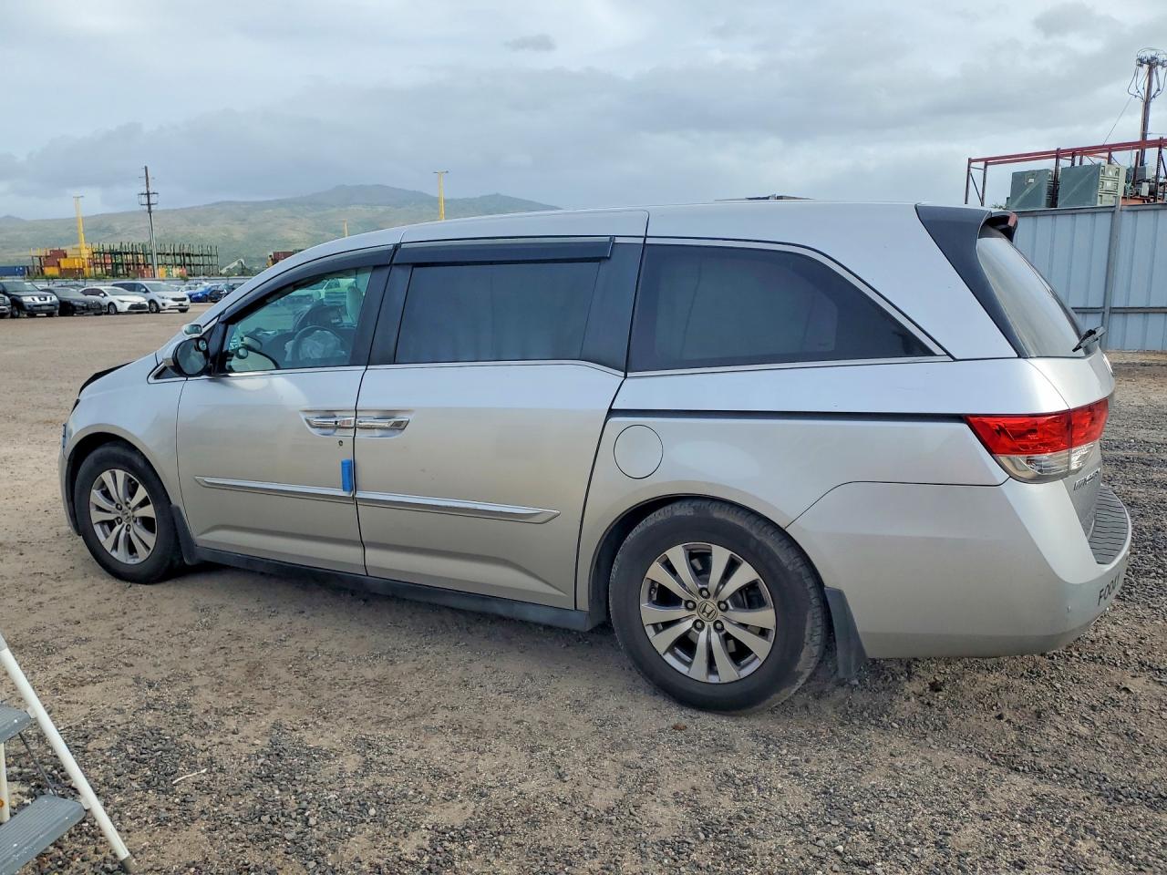 2014 Honda Odyssey Ex Silver vin: 5FNRL5H44EB113946