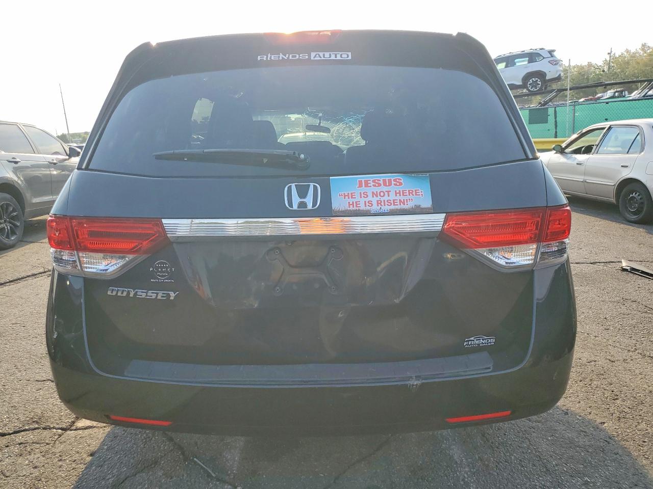 2014 Honda Odyssey Ex Черный vin: 5FNRL5H44EB127376
