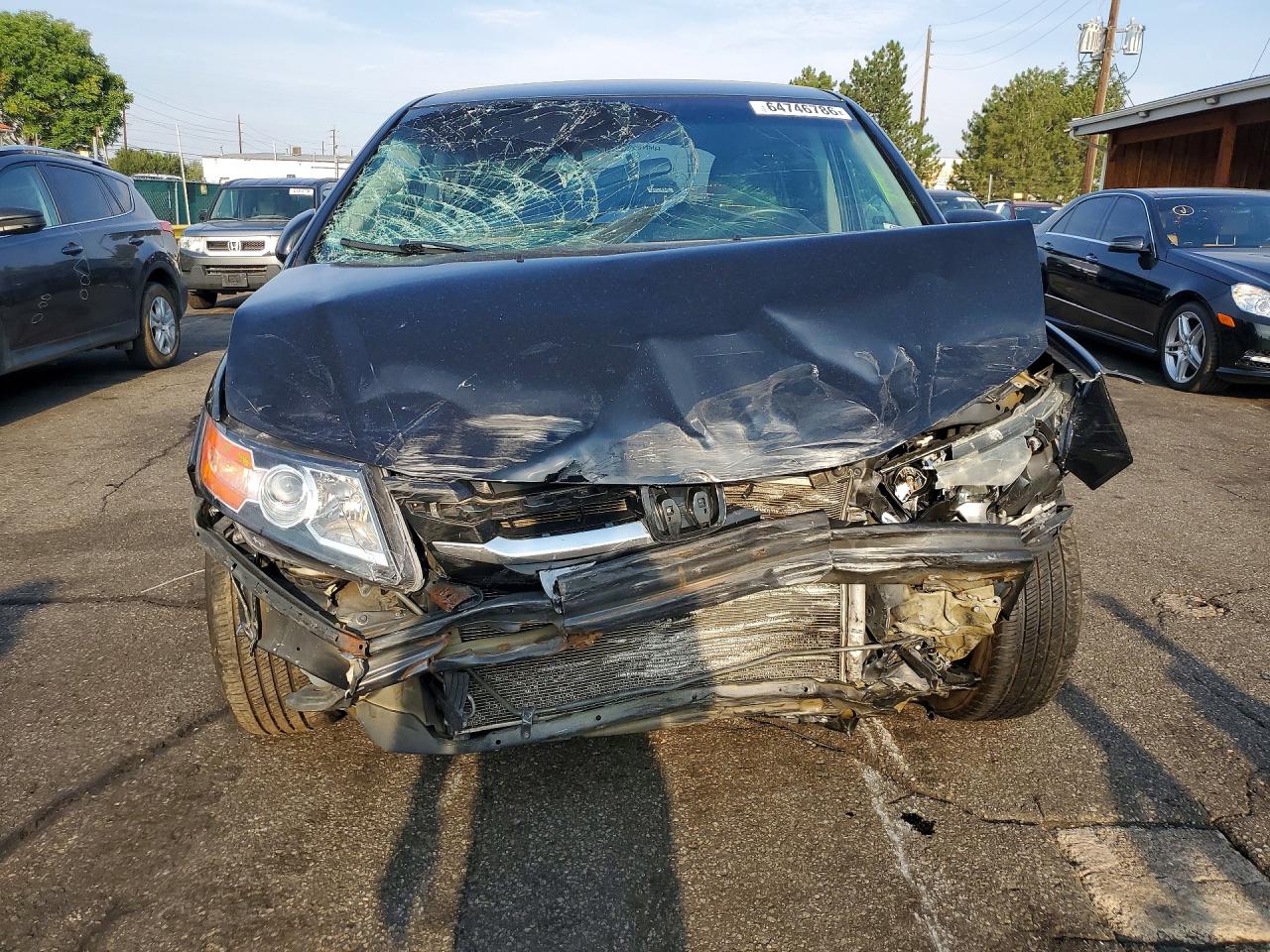 2014 Honda Odyssey Ex Черный vin: 5FNRL5H44EB127376