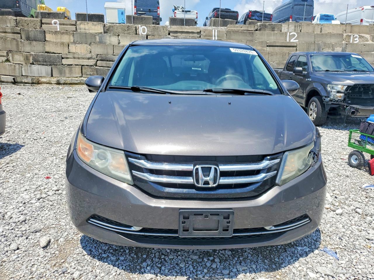 2015 Honda Odyssey Ex Gray vin: 5FNRL5H44FB026596
