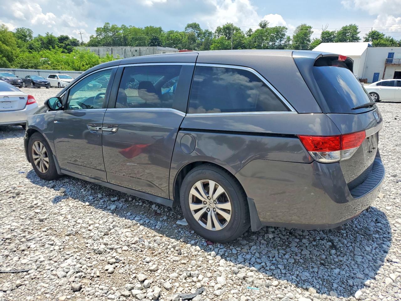 2015 Honda Odyssey Ex Gray vin: 5FNRL5H44FB026596