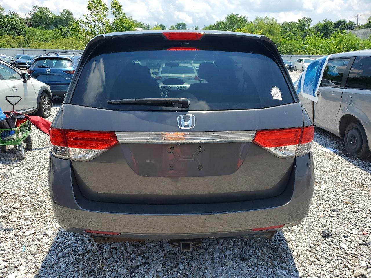 2015 Honda Odyssey Ex Gray vin: 5FNRL5H44FB026596