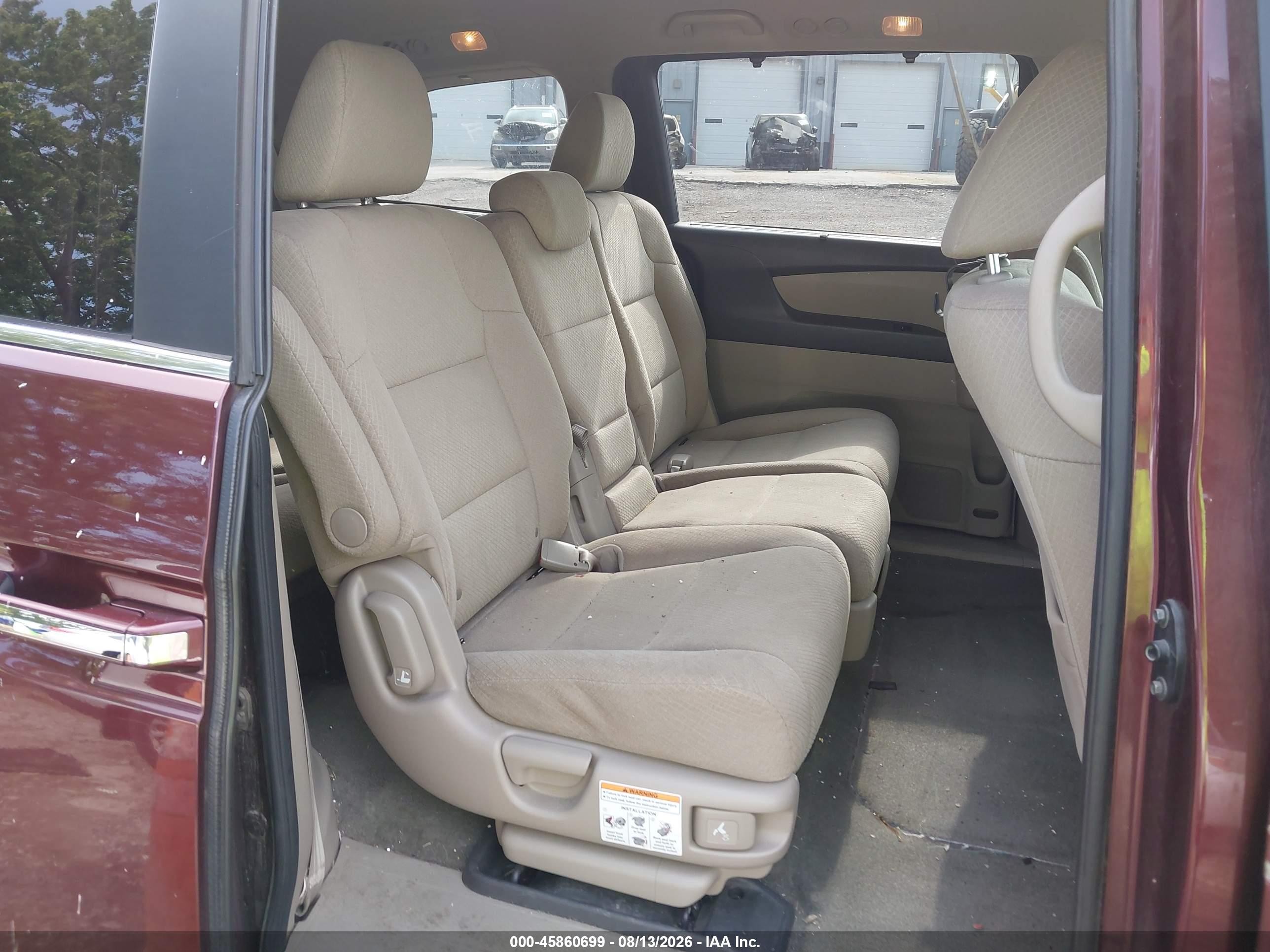 2015 Honda Odyssey Ex Burgundy vin: 5FNRL5H44FB068671