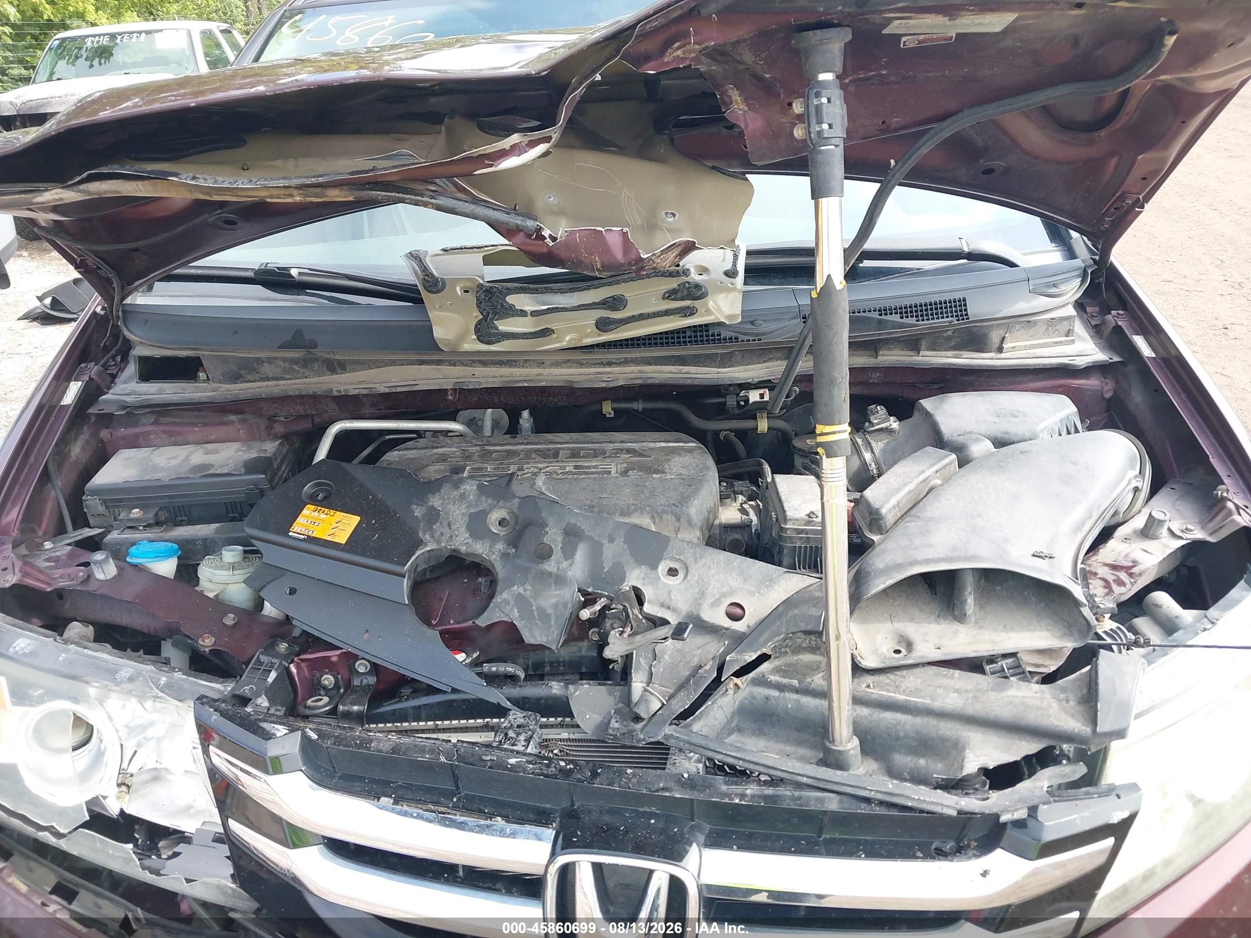 2015 Honda Odyssey Ex Burgundy vin: 5FNRL5H44FB068671