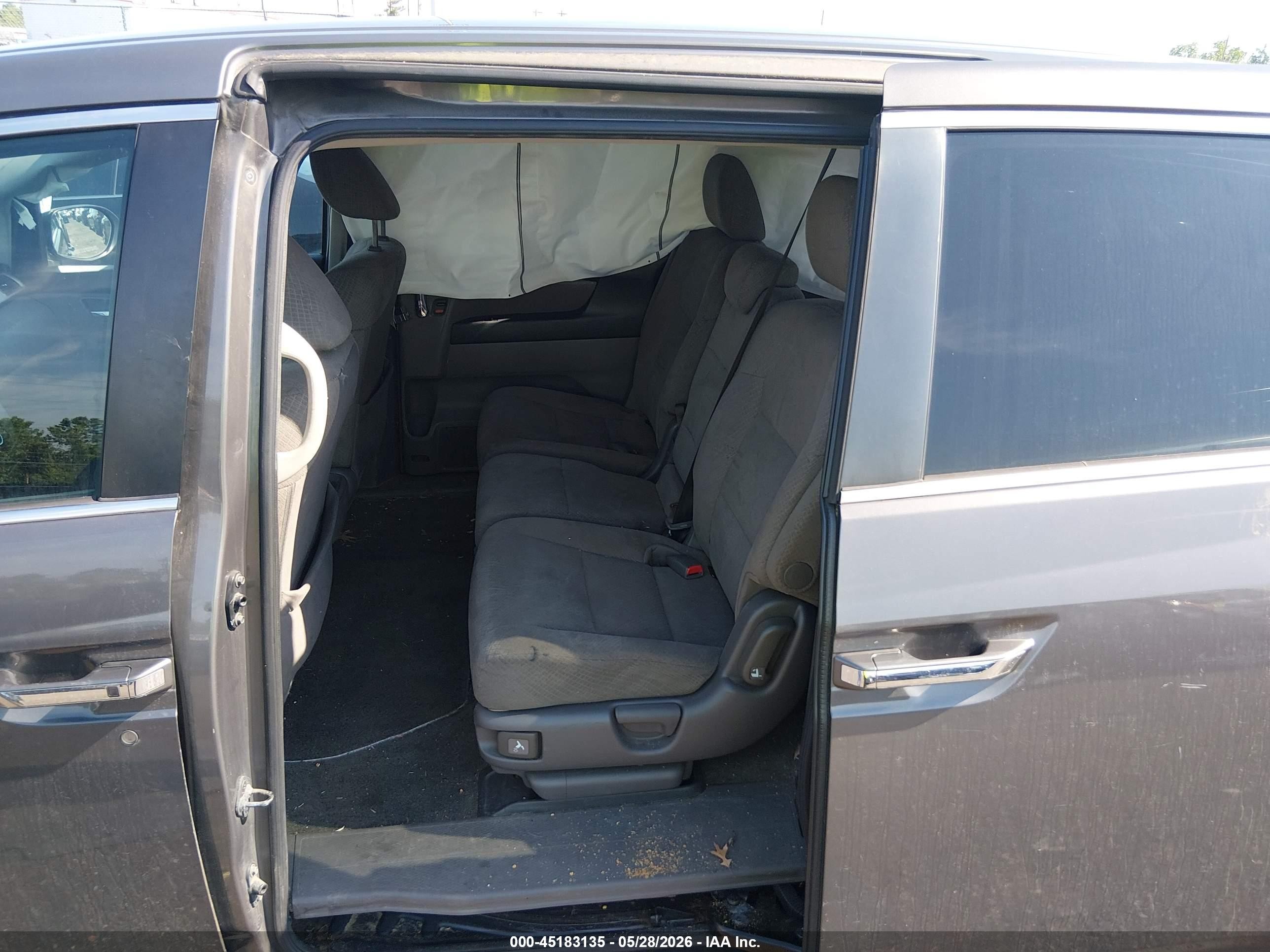 2015 Honda Odyssey Ex Gray vin: 5FNRL5H44FB114435