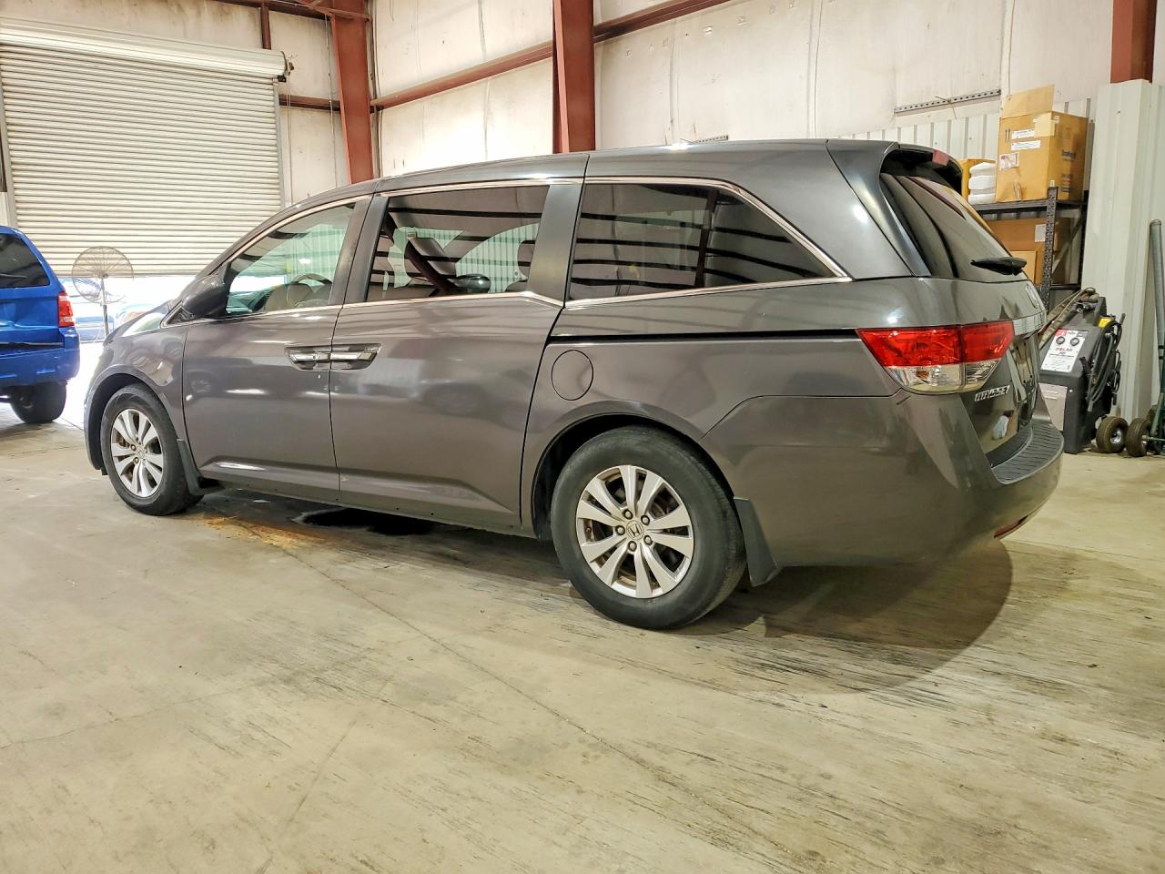 2015 Honda Odyssey Ex Gray vin: 5FNRL5H44FB129288