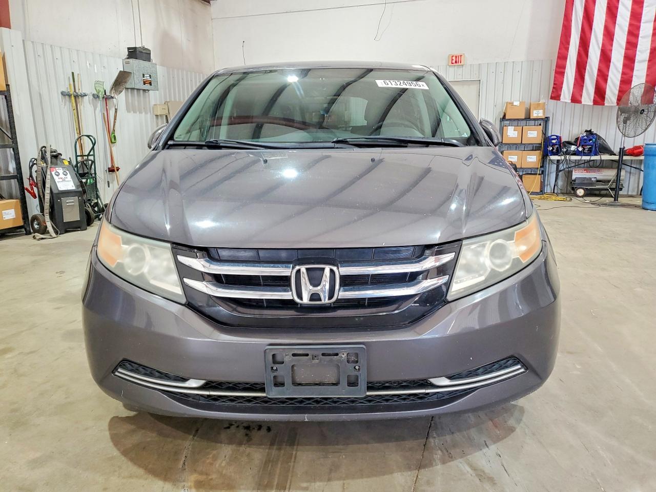 2015 Honda Odyssey Ex Gray vin: 5FNRL5H44FB129288