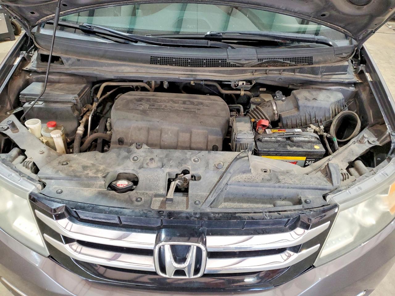 2015 Honda Odyssey Ex Gray vin: 5FNRL5H44FB129288