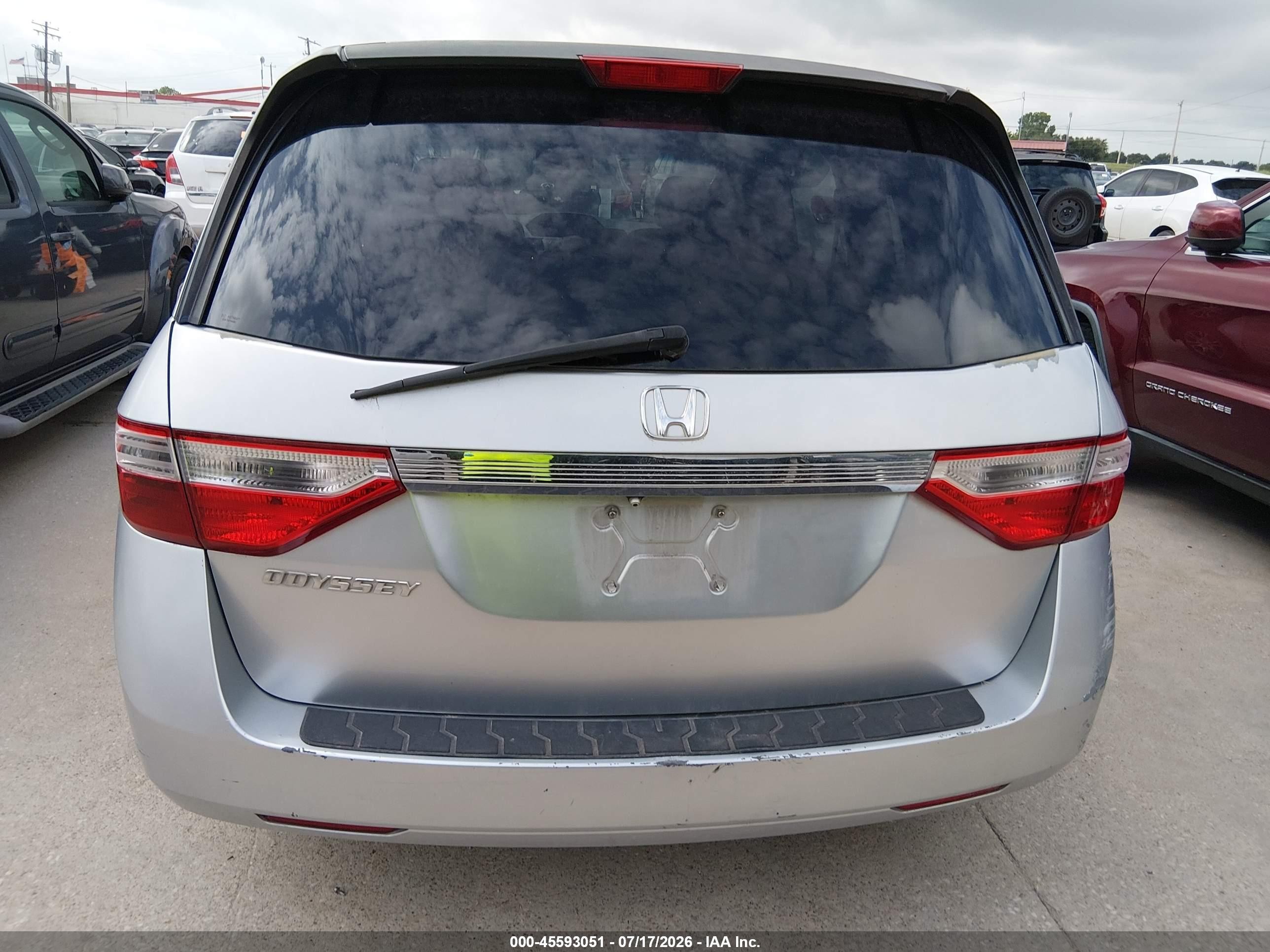 2012 Honda Odyssey Ex Silver vin: 5FNRL5H45CB131837