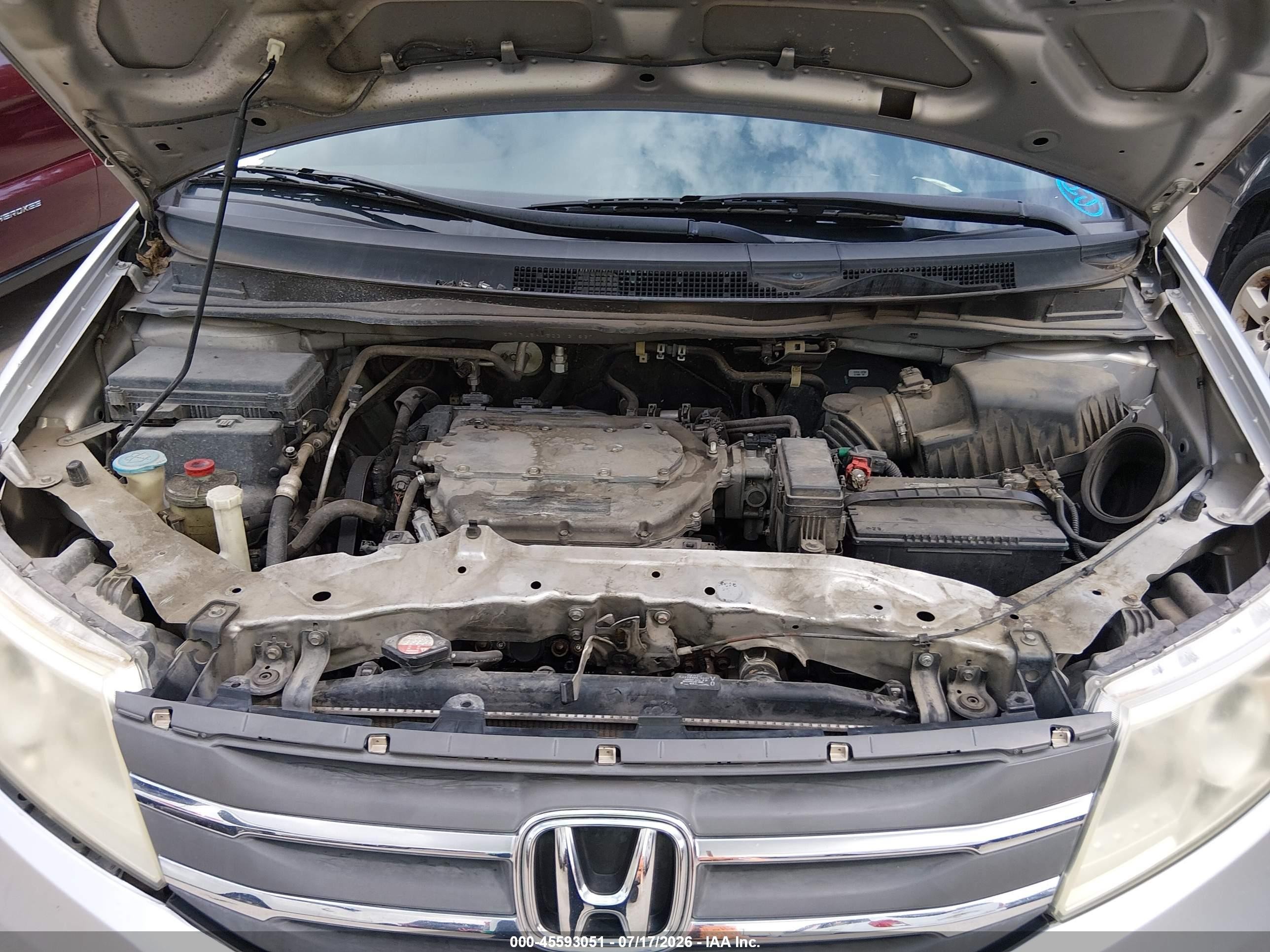 2012 Honda Odyssey Ex Silver vin: 5FNRL5H45CB131837
