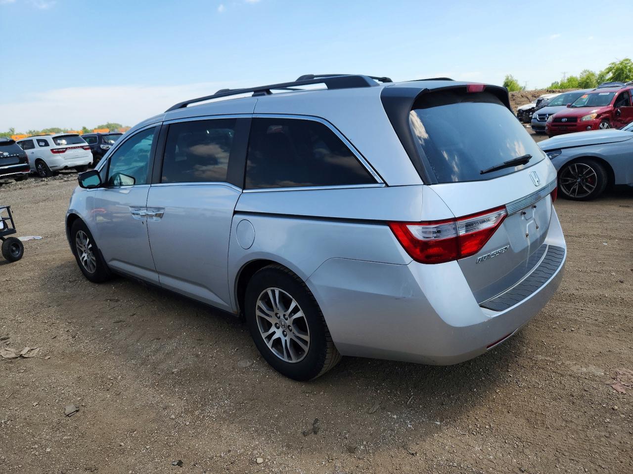 2012 Honda Odyssey Ex Silver vin: 5FNRL5H45CB143843
