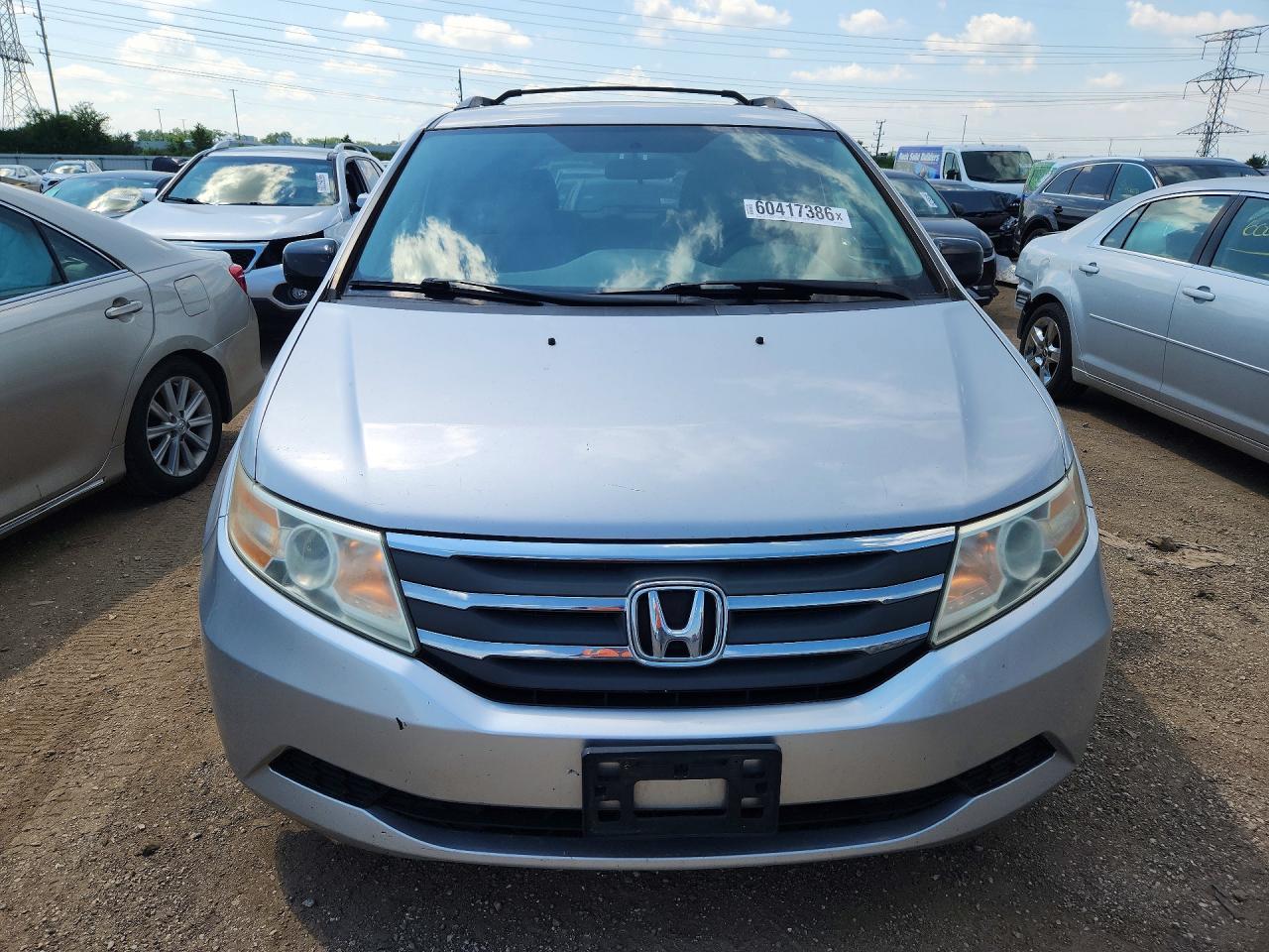 2012 Honda Odyssey Ex Silver vin: 5FNRL5H45CB143843