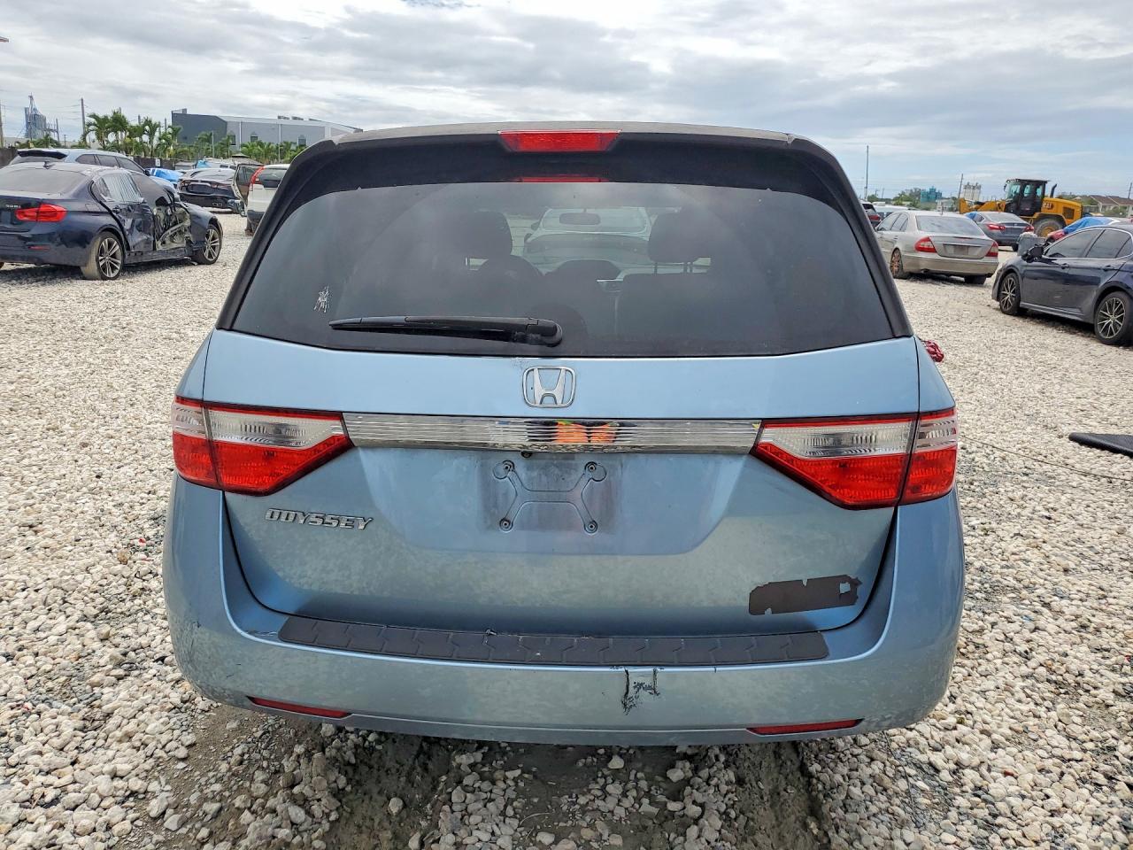 2013 Honda Odyssey Ex Blue vin: 5FNRL5H45DB027673