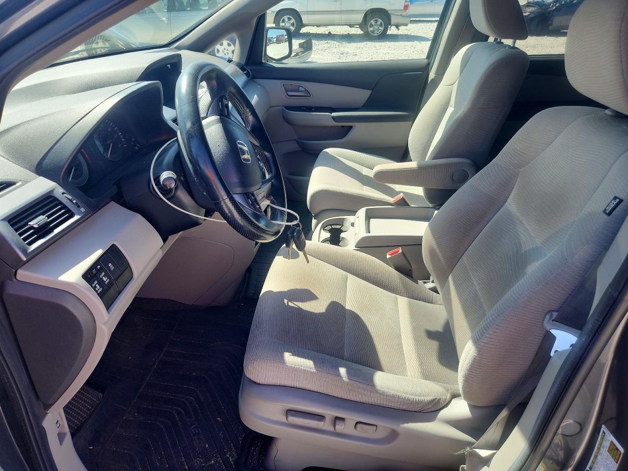 2013 Honda Odyssey Ex Gray vin: 5FNRL5H45DB032730
