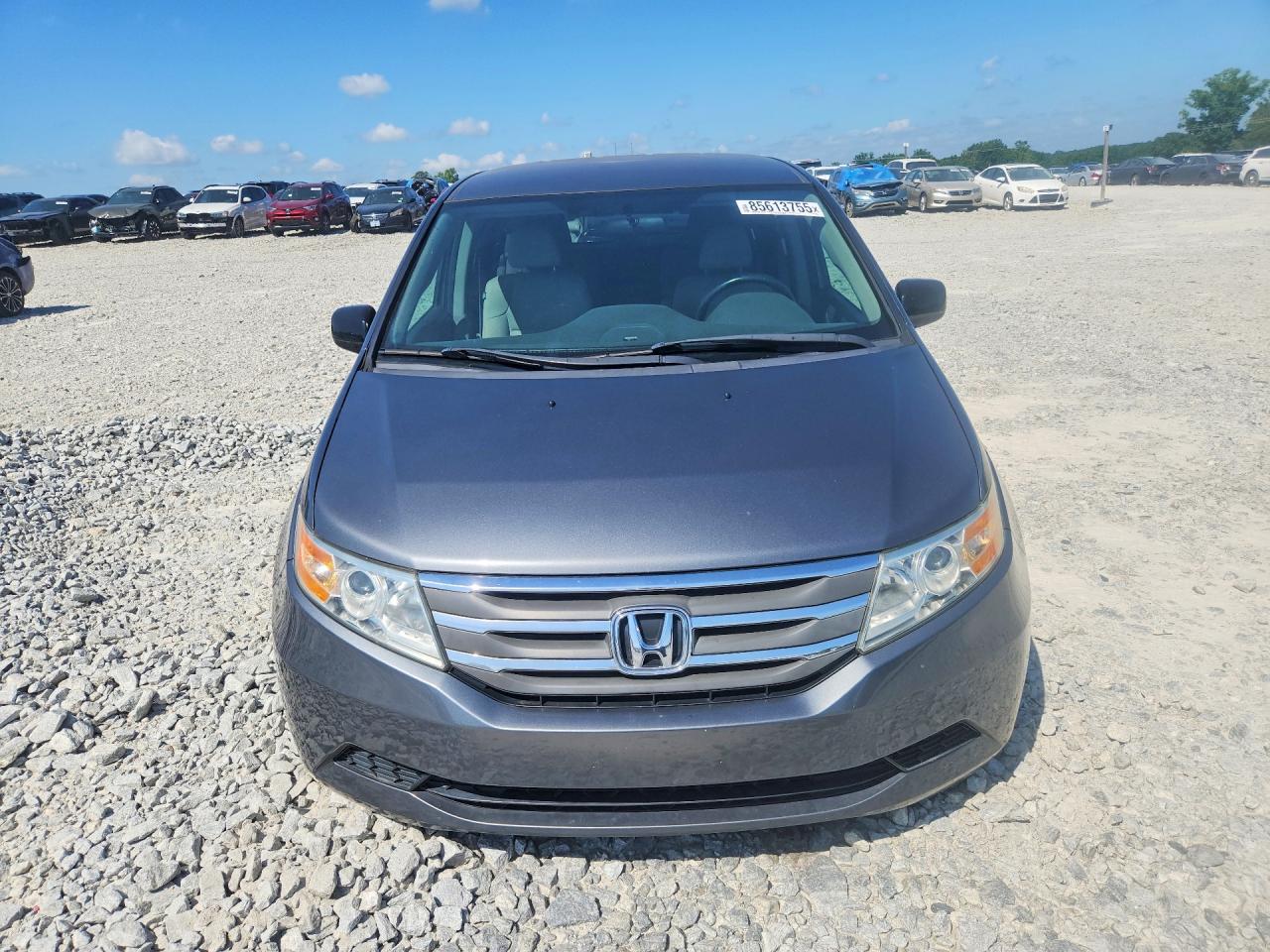 2013 Honda Odyssey Ex Gray vin: 5FNRL5H45DB032730