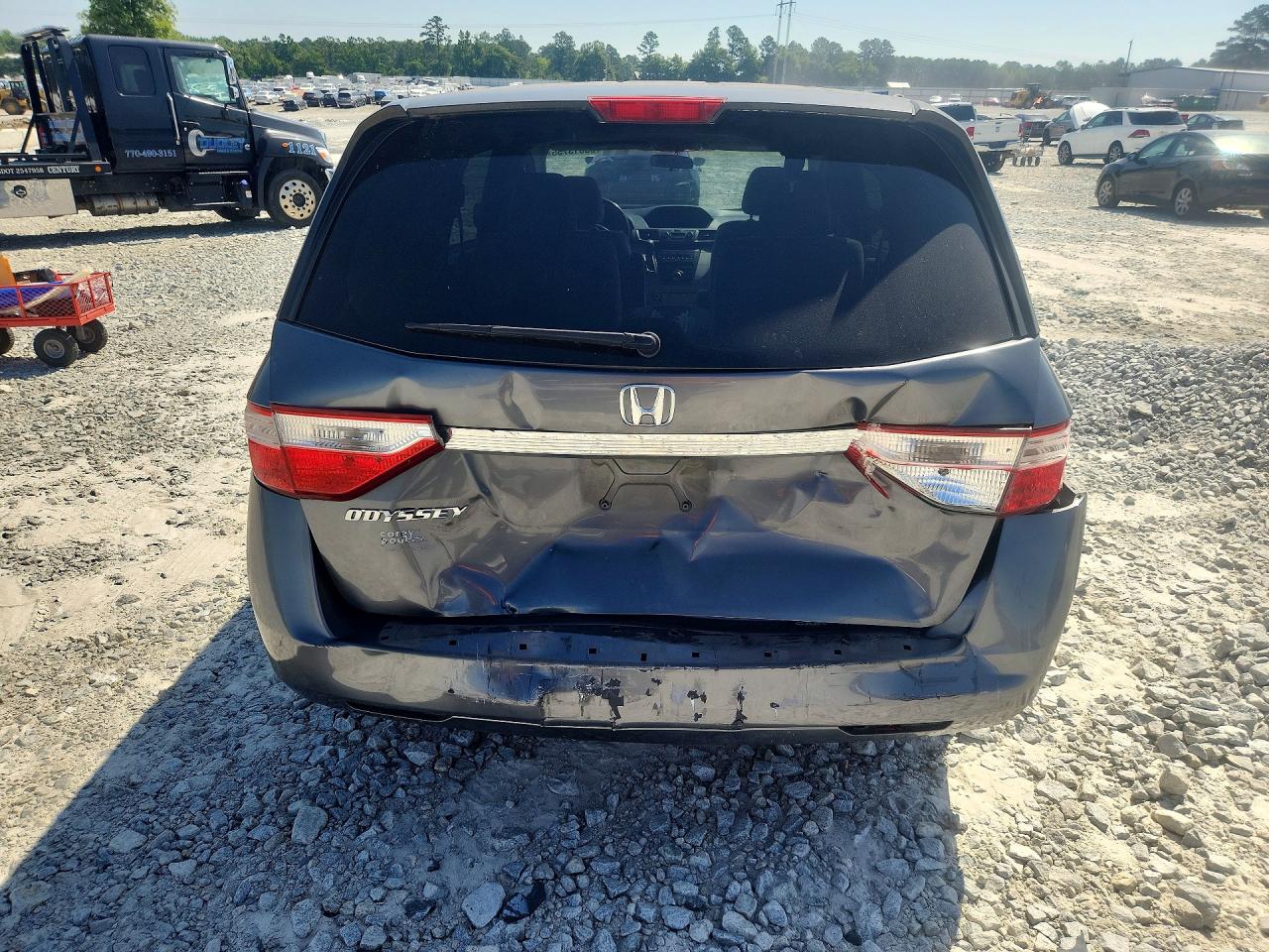 2013 Honda Odyssey Ex Gray vin: 5FNRL5H45DB032730