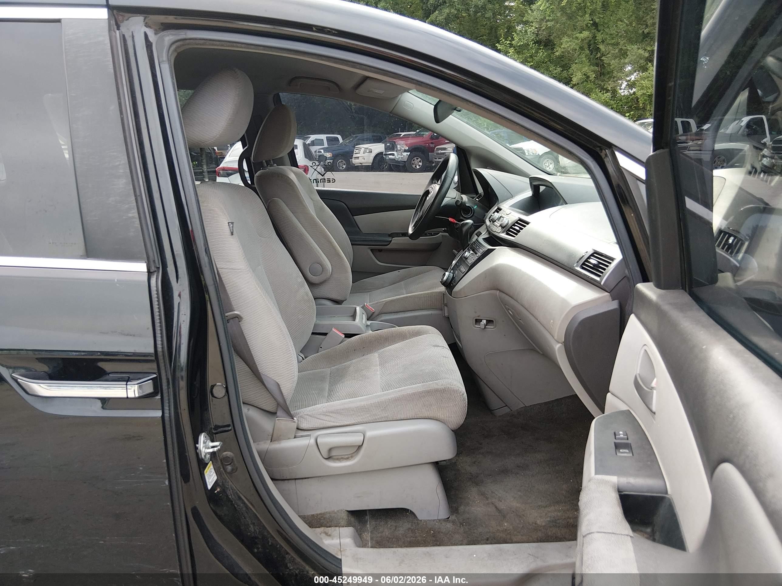 2013 Honda Odyssey Ex Black vin: 5FNRL5H45DB066490