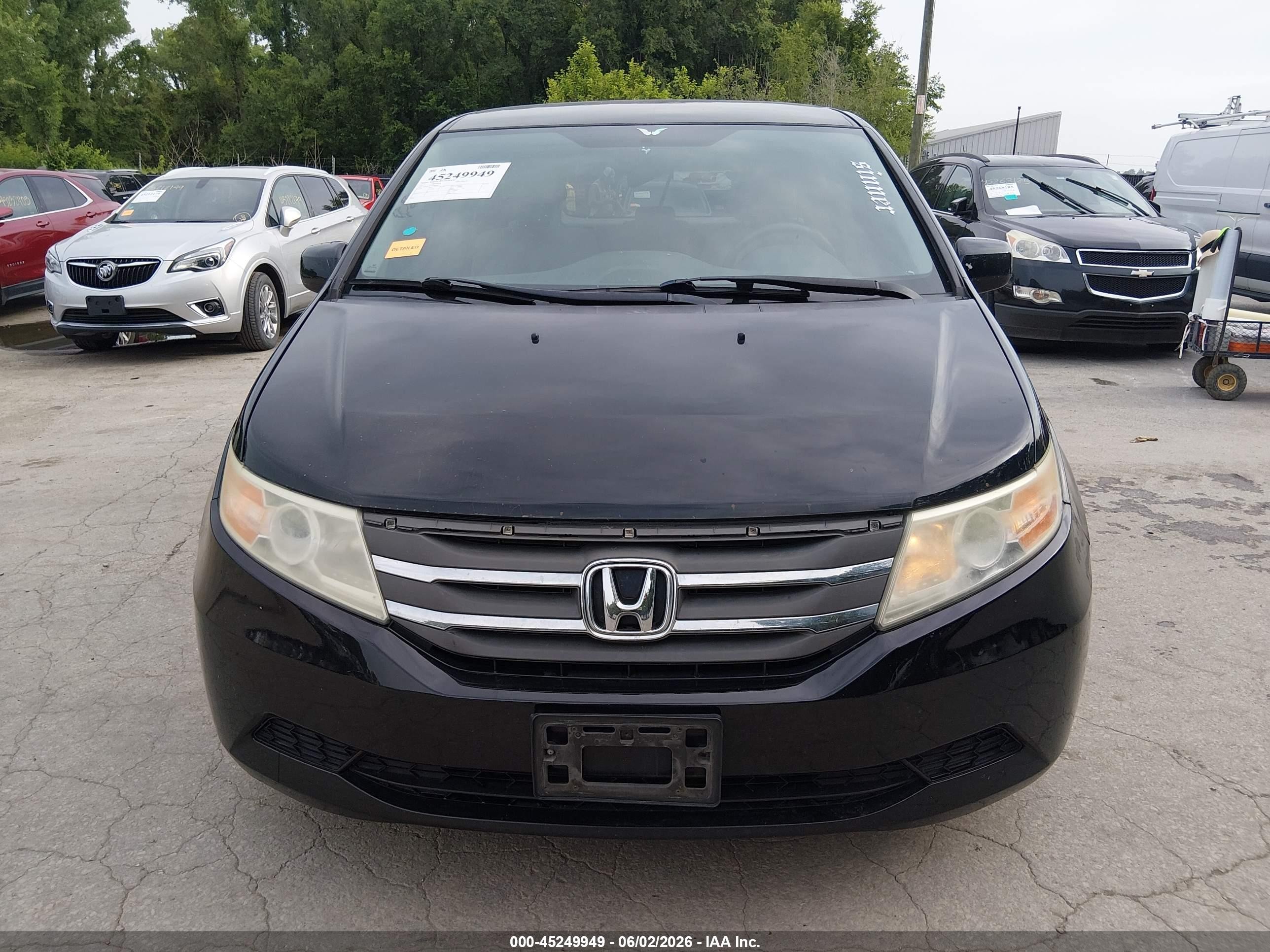 2013 Honda Odyssey Ex Black vin: 5FNRL5H45DB066490