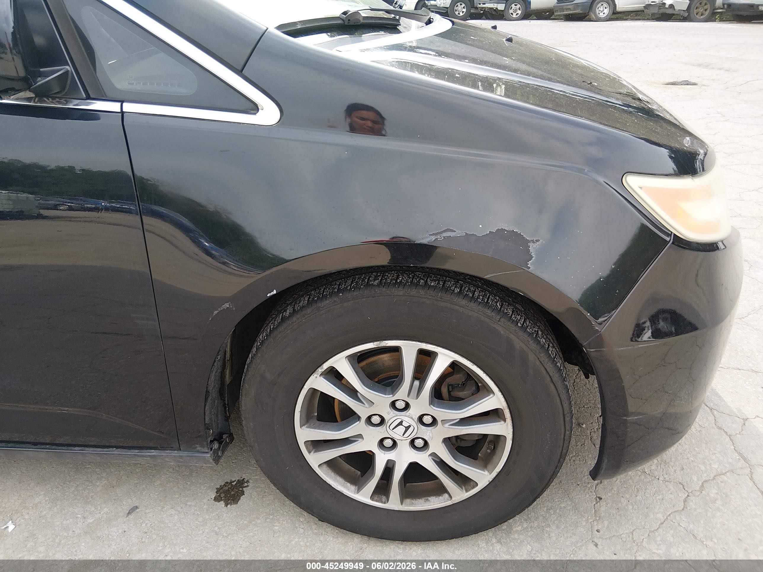 2013 Honda Odyssey Ex Black vin: 5FNRL5H45DB066490