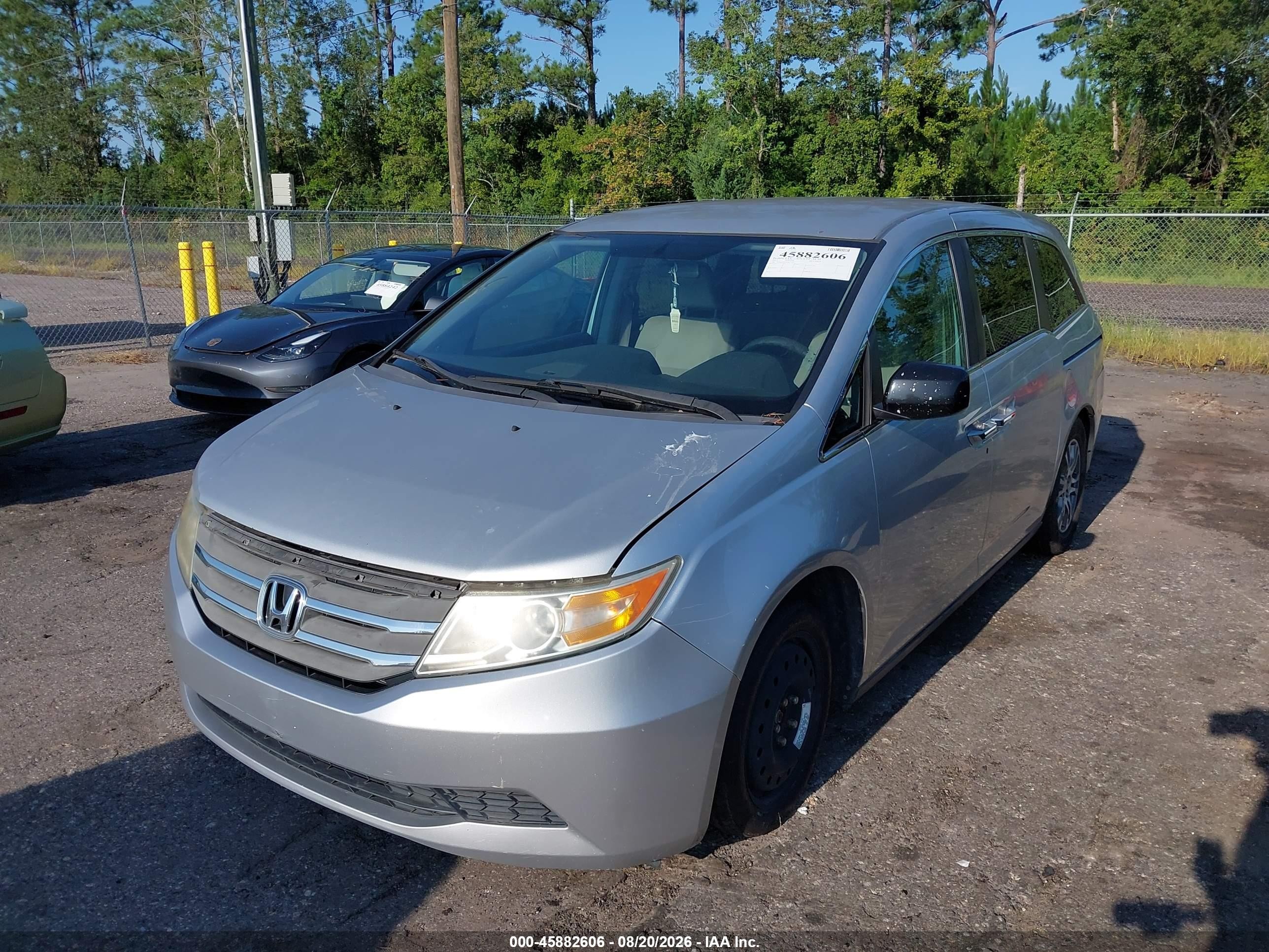 2013 Honda Odyssey Ex Silver vin: 5FNRL5H45DB075464