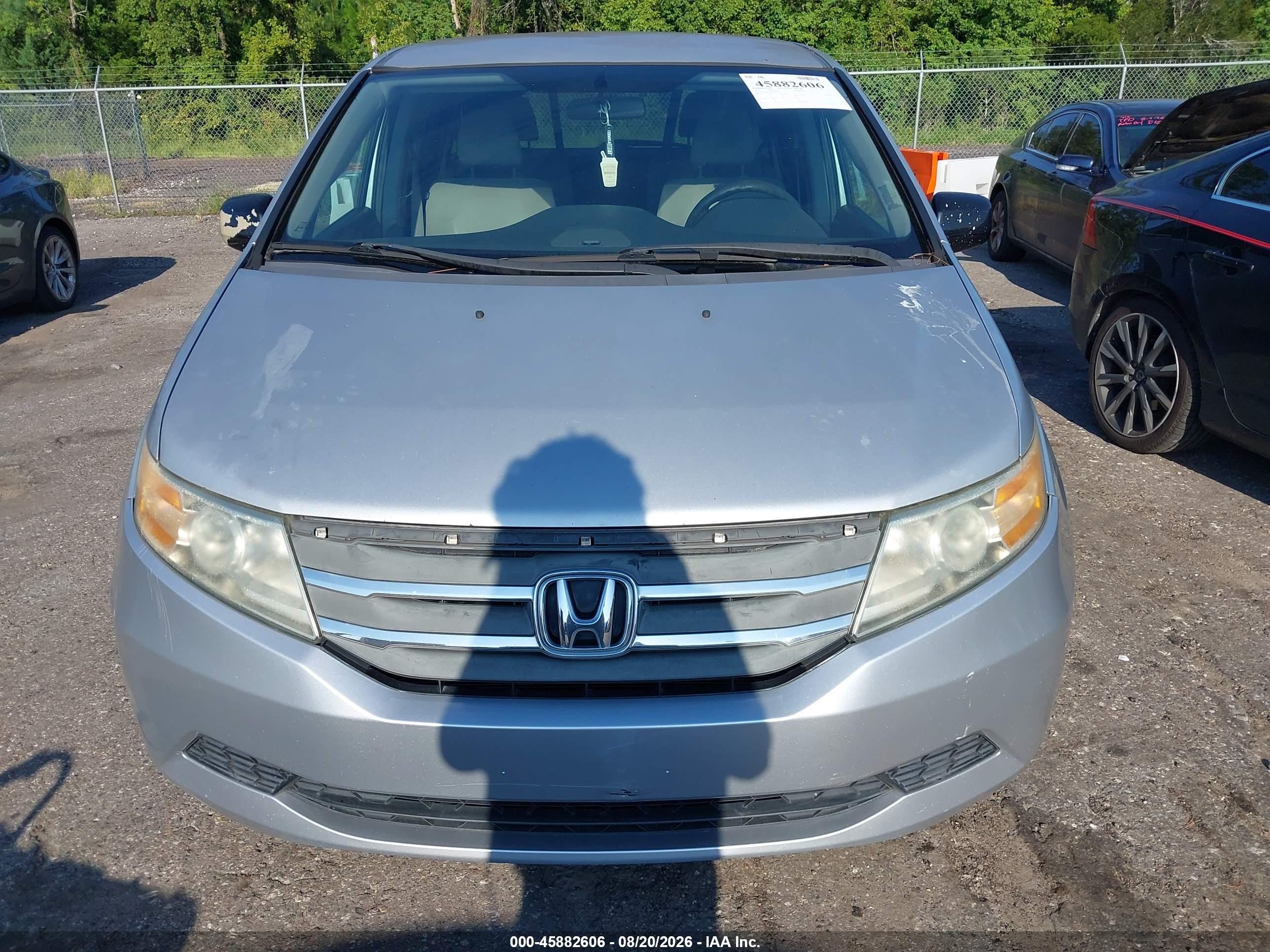 2013 Honda Odyssey Ex Silver vin: 5FNRL5H45DB075464